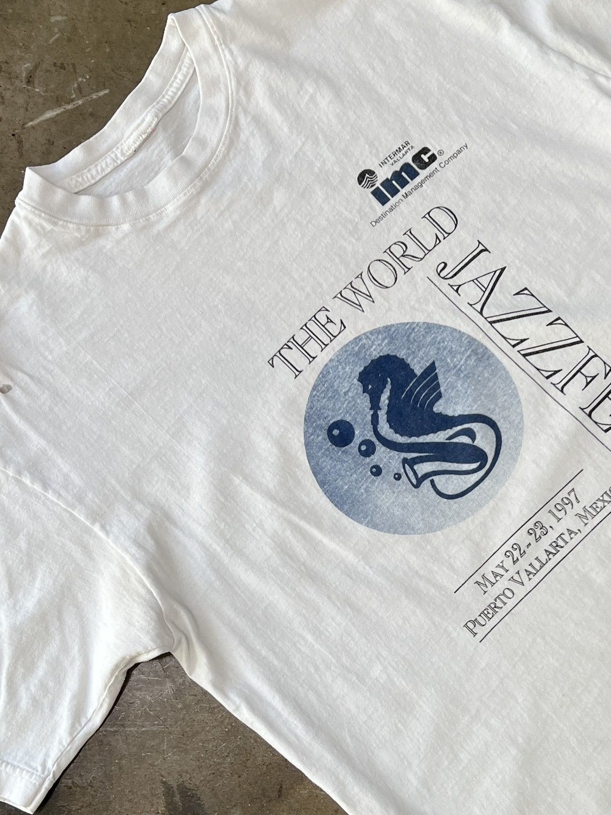 Band Tees Vintage 1997 Jazz Fest Mexico Music Vacation Festival Large Size US L / EU 52-54 / 3 - 4 Thumbnail