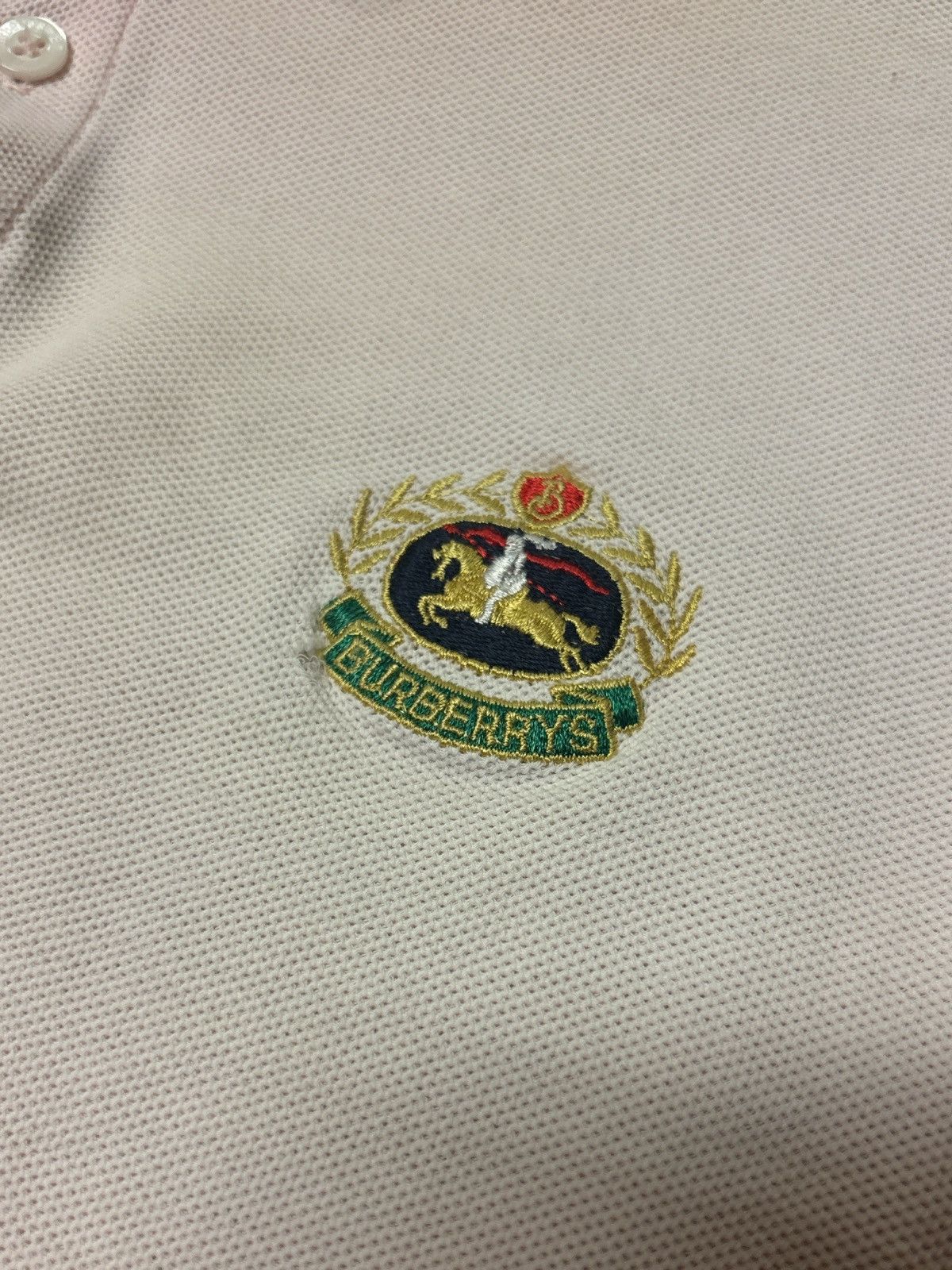 Burberry Vintage Burberry Polo Size US M / EU 48-50 / 2 - 2 Thumbnail