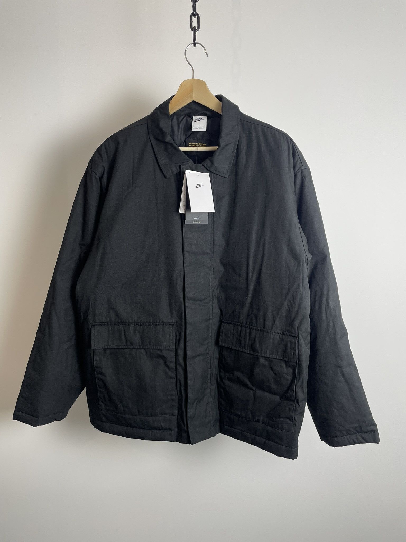 Nike NEW Nike Life Waxed Canvas Work Jacket Size US L / EU 52-54 / 3 - 1 Thumbnail