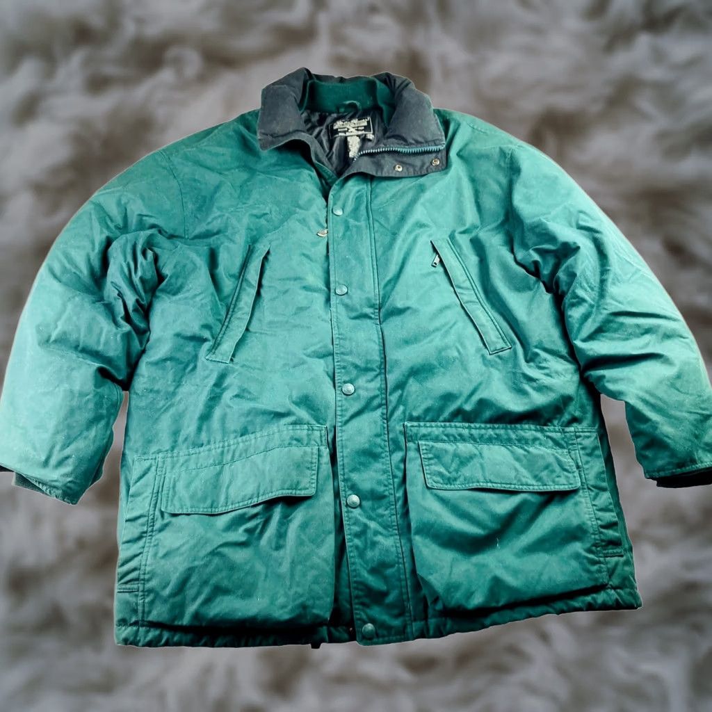 Eddie Bauer VINTAGE Eddie Bauer Goose Down Duvet Parka Jacket Green Large Mens Winter Heavyweight Size US L / EU 52-54 / 3 - 1 Thumbnail