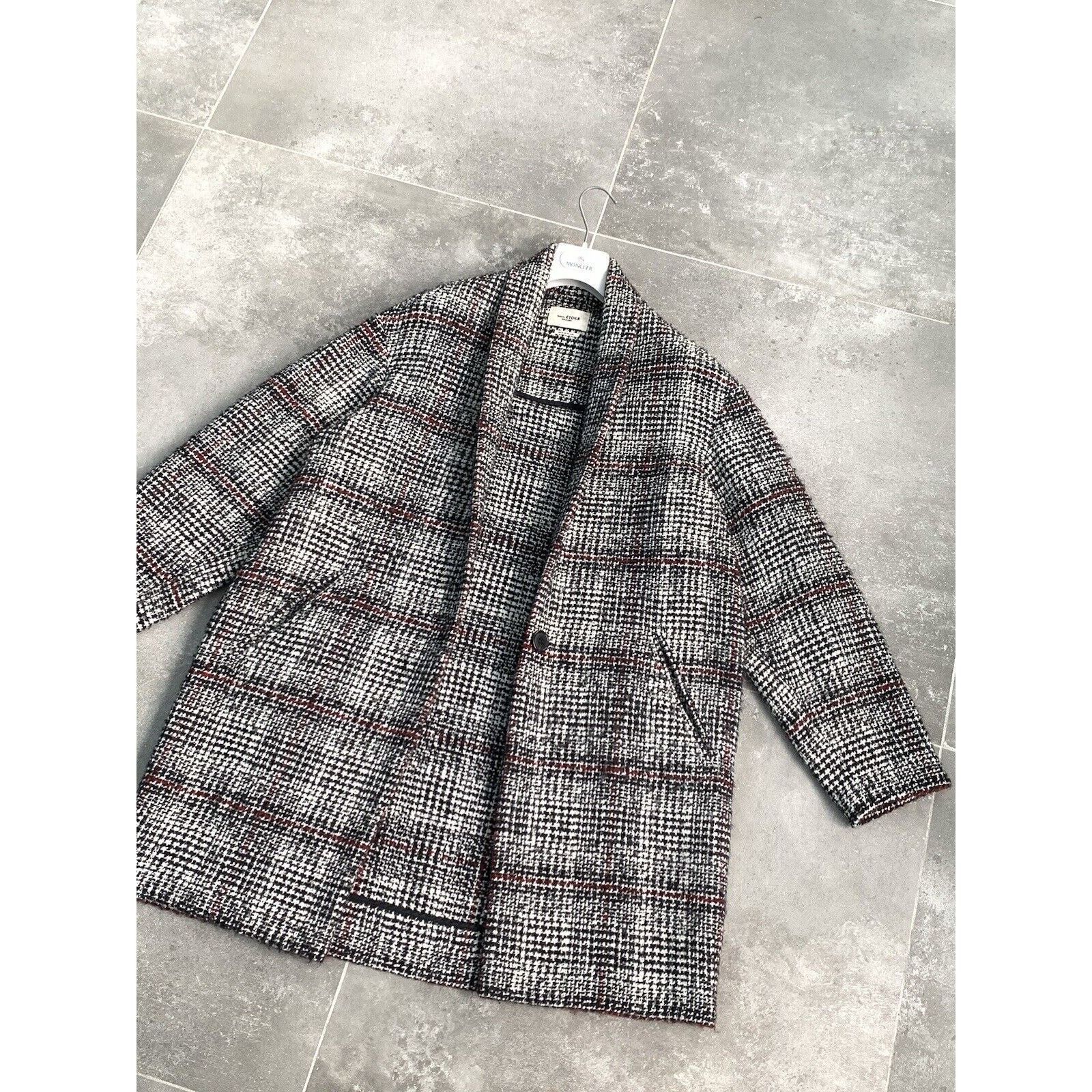 Designer × Isabel Marant Etoile ISABEL MARANT ETOILE Wool Tweed Trench Coat EU 38 UK 10 S-M Size M / US 6-8 / IT 42-44 - 11 Thumbnail