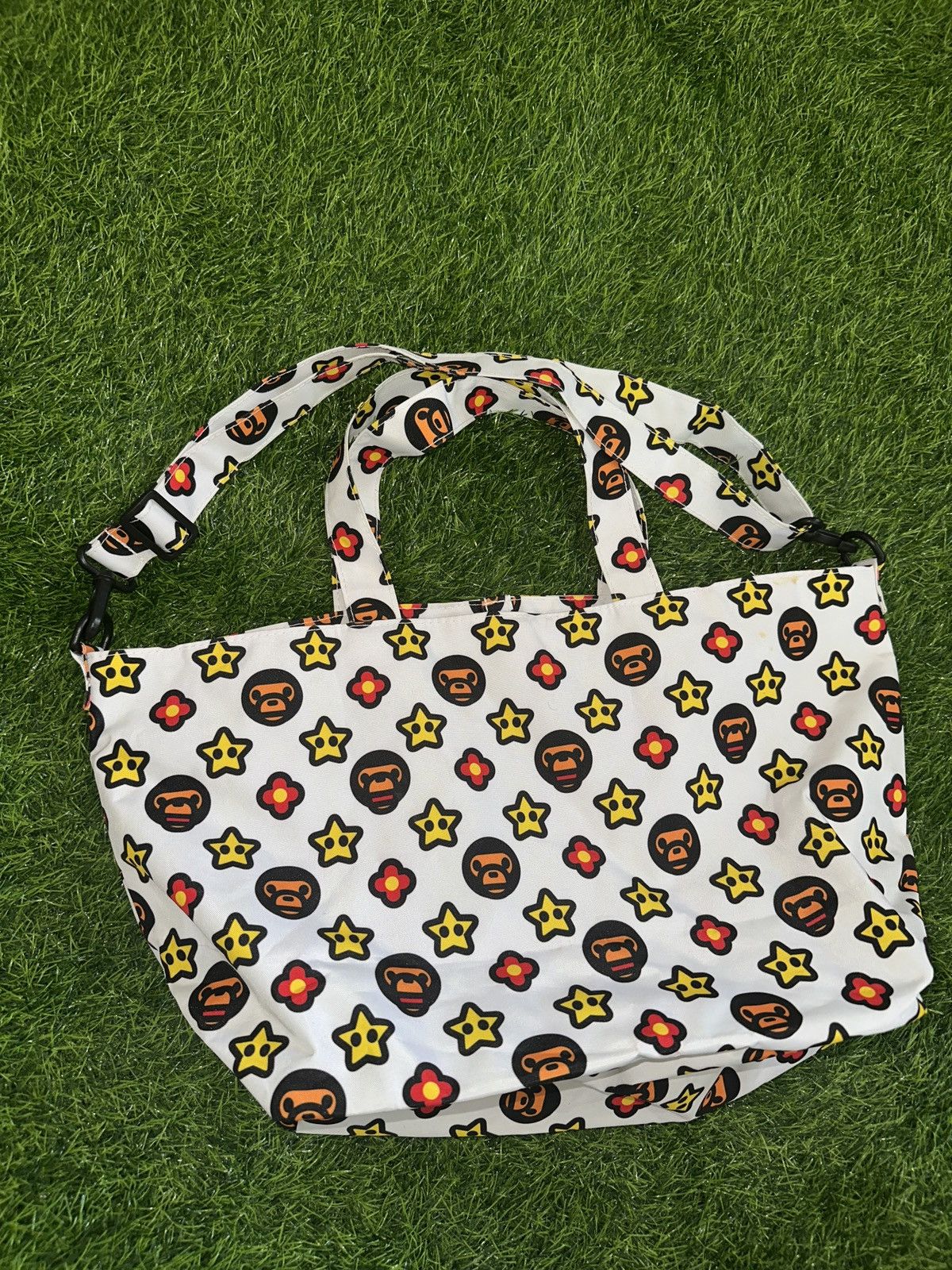 Bape Bape baby milo monogram star monogram tote bag Size ONE SIZE - 1 Thumbnail
