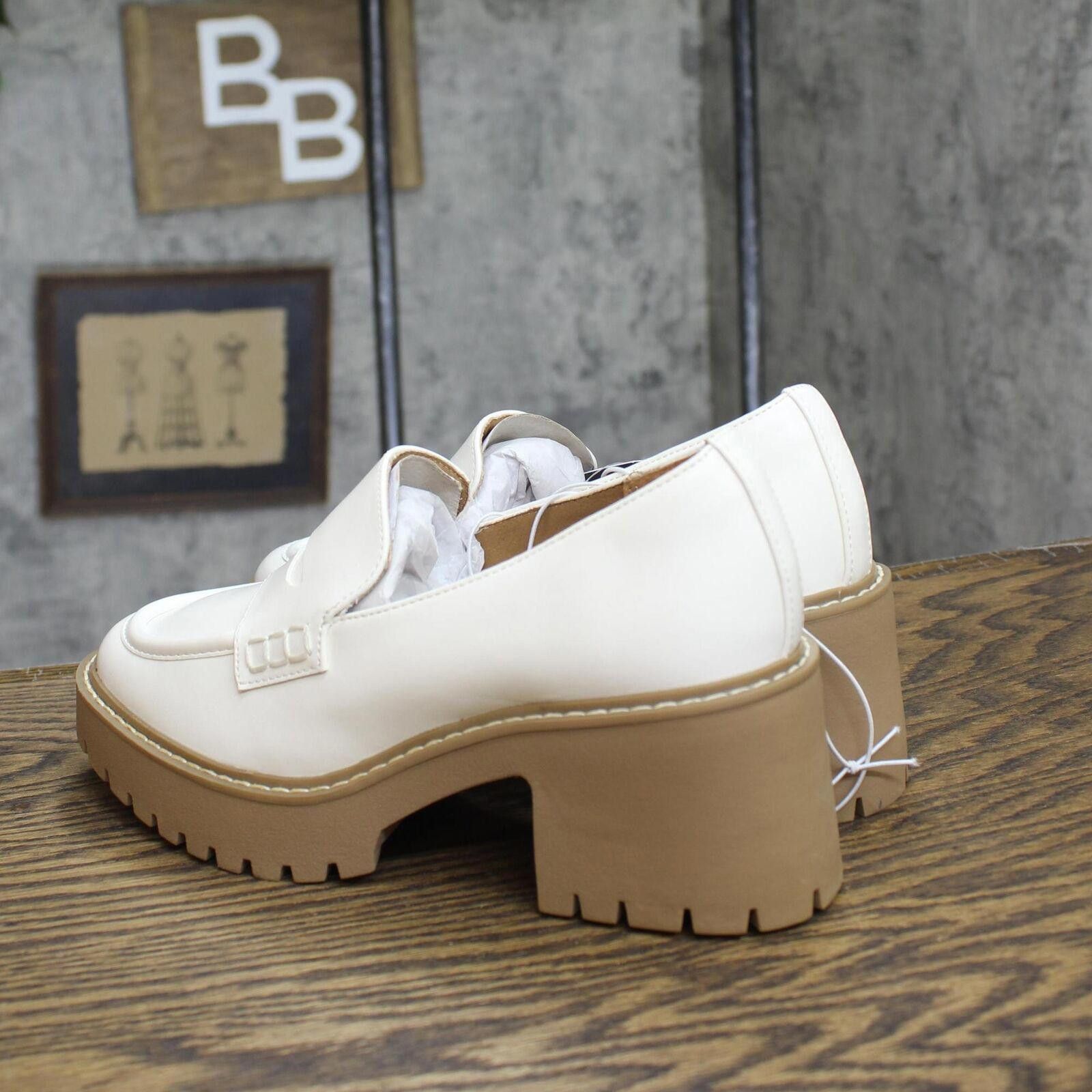 Other Universal Thread Maisy Loafer Heels 87931725 Off White 5.5M Size US 5.5 / IT 35.5 - 2 Thumbnail