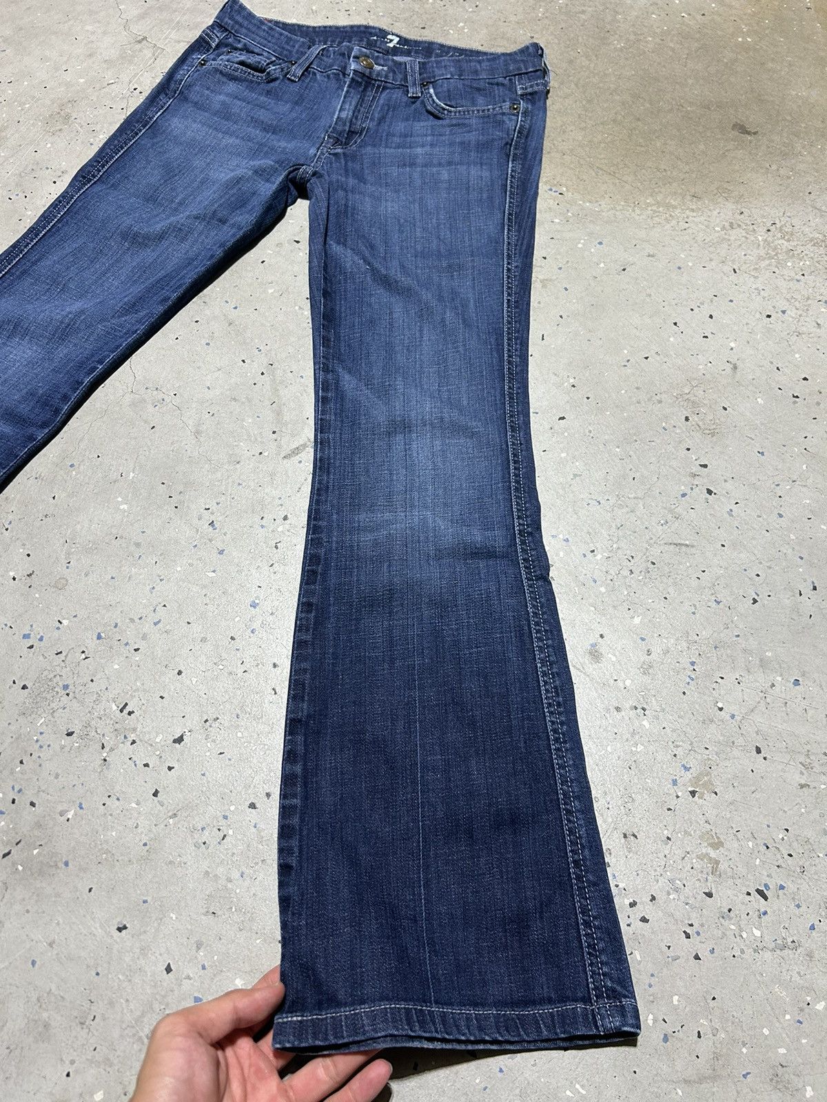7 For All Mankind “A” Pocket 7 For All Mankind Bootcut Jeans, Women Sz 28 Size 28" / US 6 / IT 42 - 2 Thumbnail