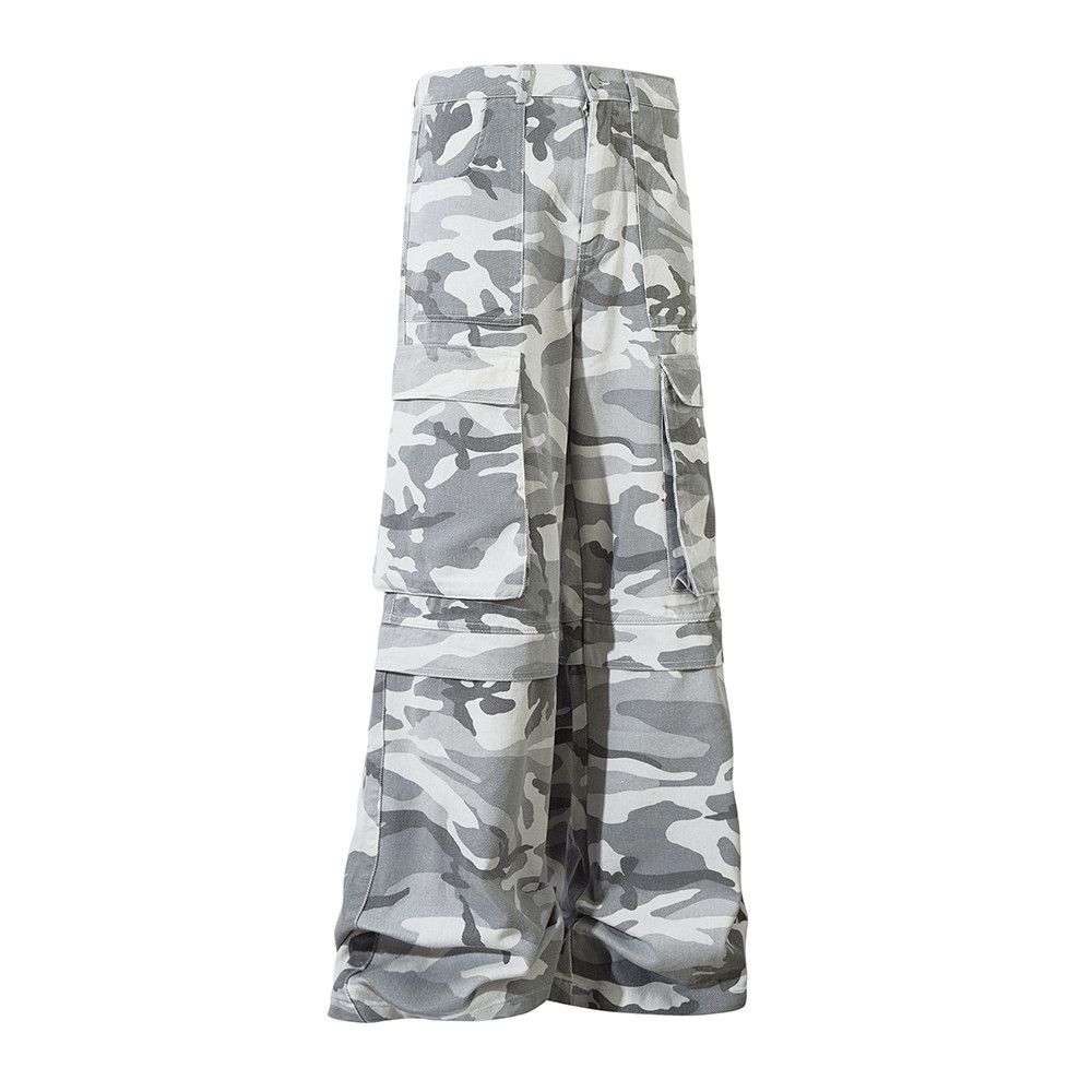 Japanese Brand × Jean High Street Multi Pocket Camouflage Baggy Size US 33 - 1 Thumbnail