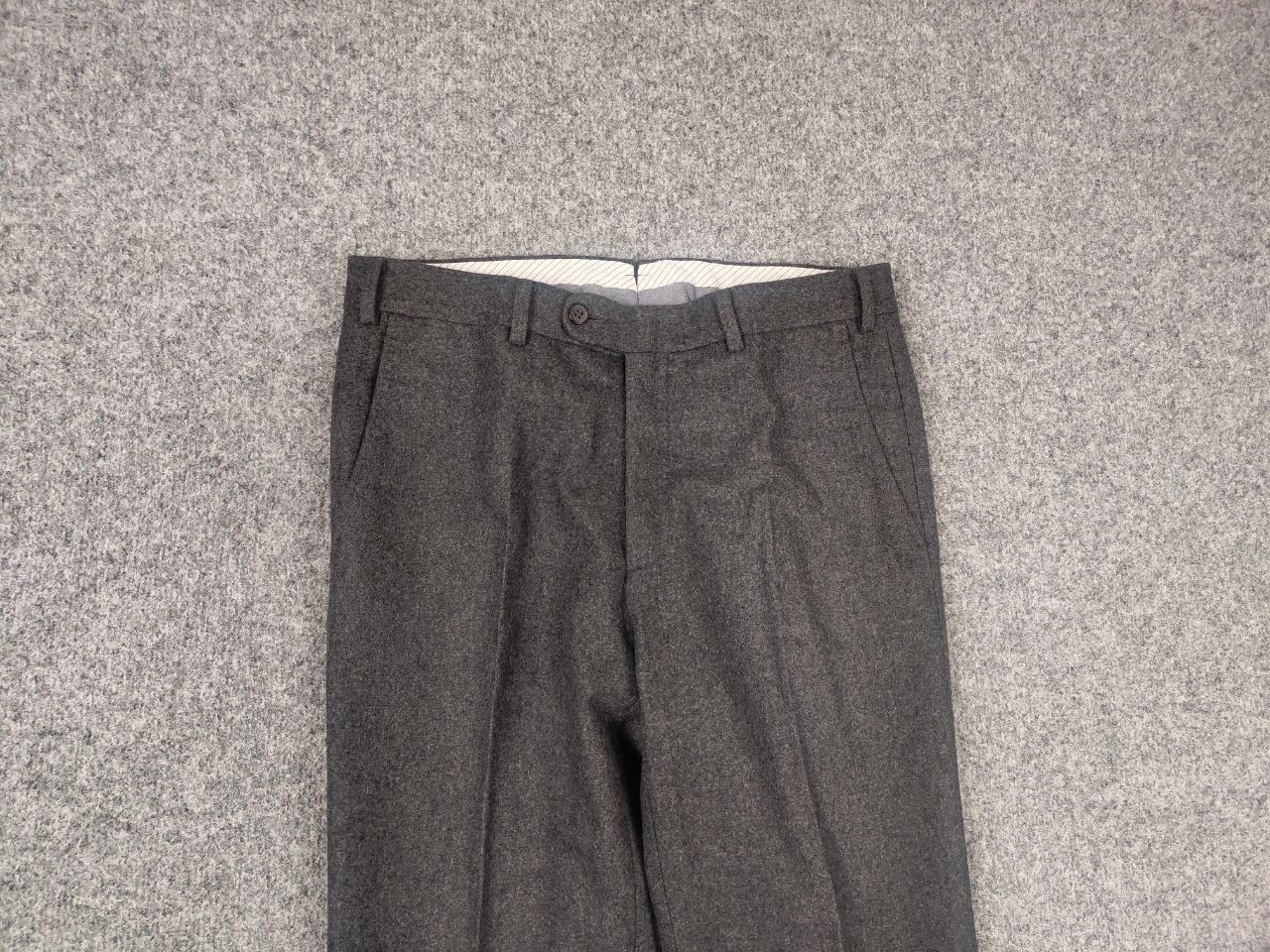 Suitsupply Suitsupply Design Pure Wool Gray Comfort Trousers Pants Size US 31 - 6 Thumbnail