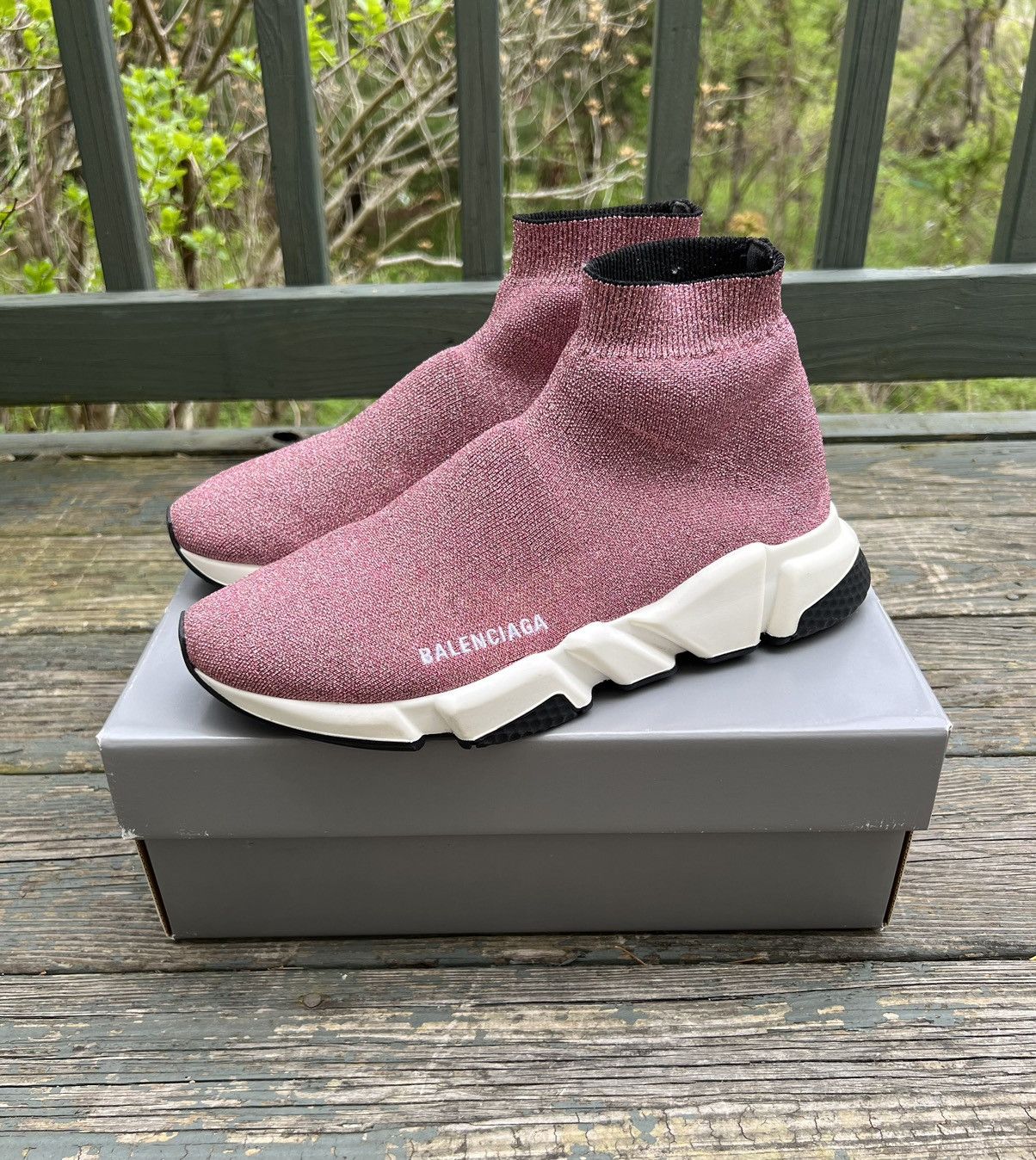 Balenciaga speed trainer pink best sale