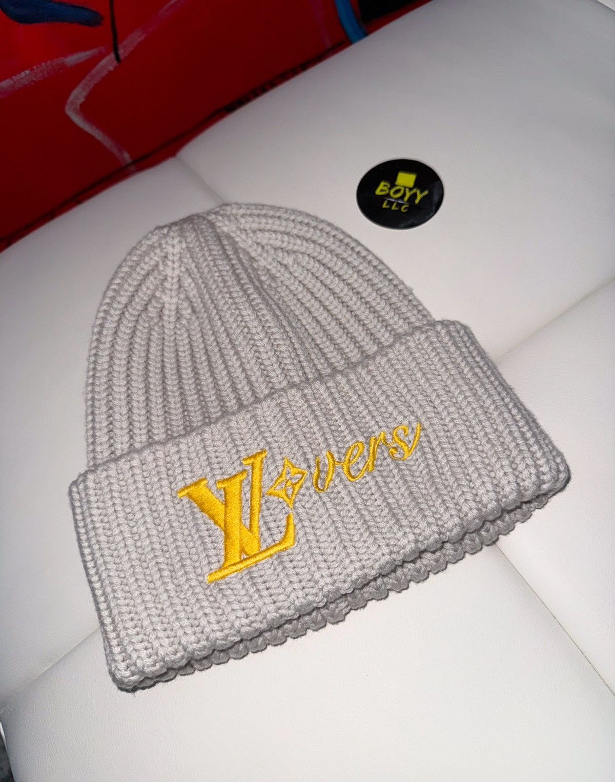 Louis Vuitton Louis Vuitton logo wool beanie Size ONE SIZE - 1 Thumbnail