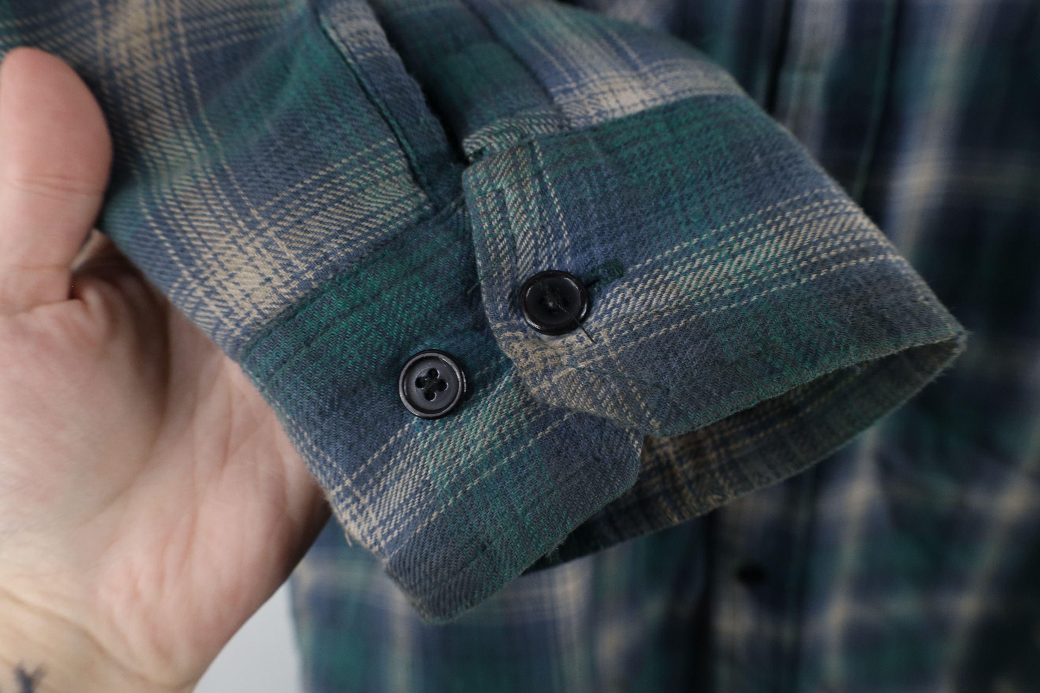 Vintage Vintage 90s Streetwear Quilted Flannel Shirt Jacket Shirt Size US XL / EU 56 / 4 - 10 Thumbnail