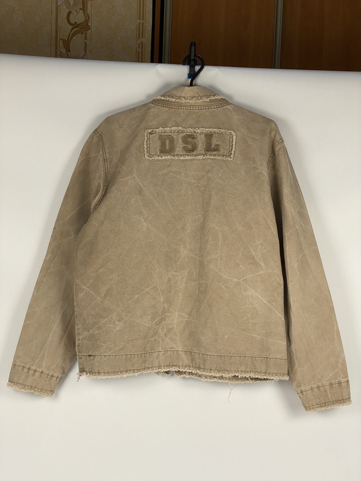 Diesel Diesel Distressed Big Logo Patchwork Crash Denim Jacket Size US M / EU 48-50 / 2 - 7 Thumbnail