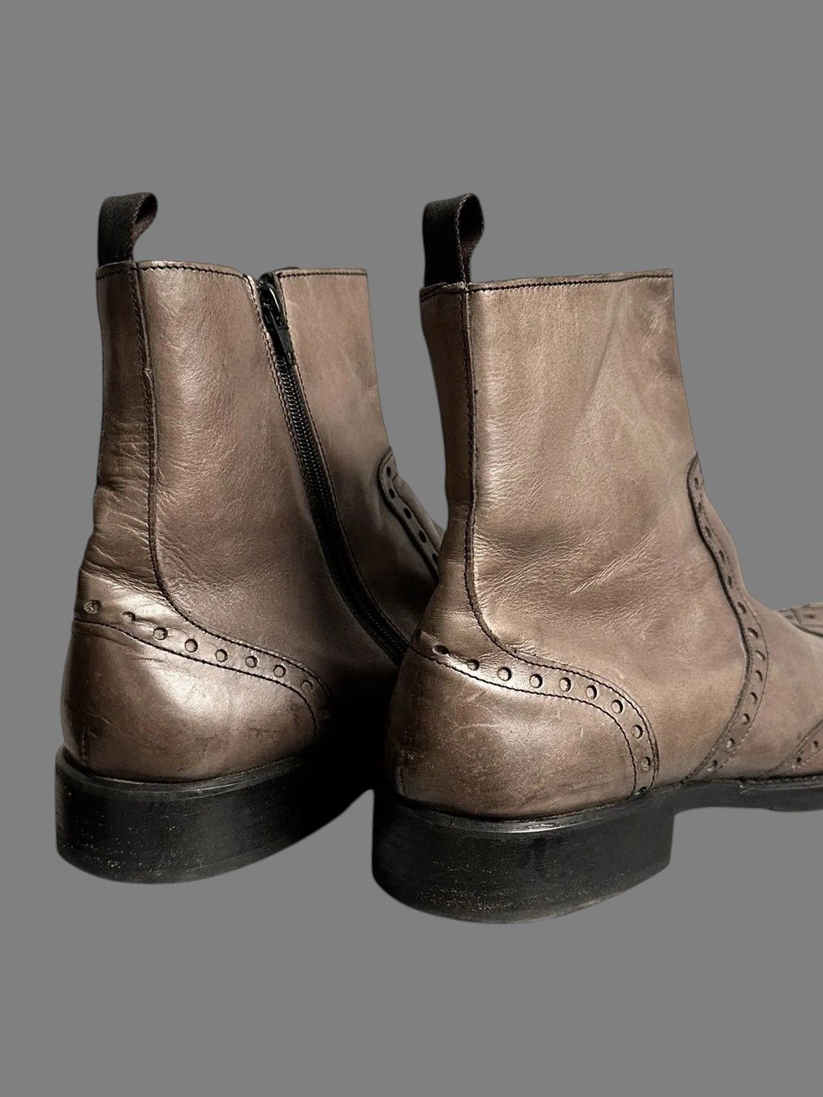 If Six Was Nine Handmade Leather Boots Guidi Rick Owens Rare Last Drop GOA Size US 11 / EU 44 - 9 Thumbnail