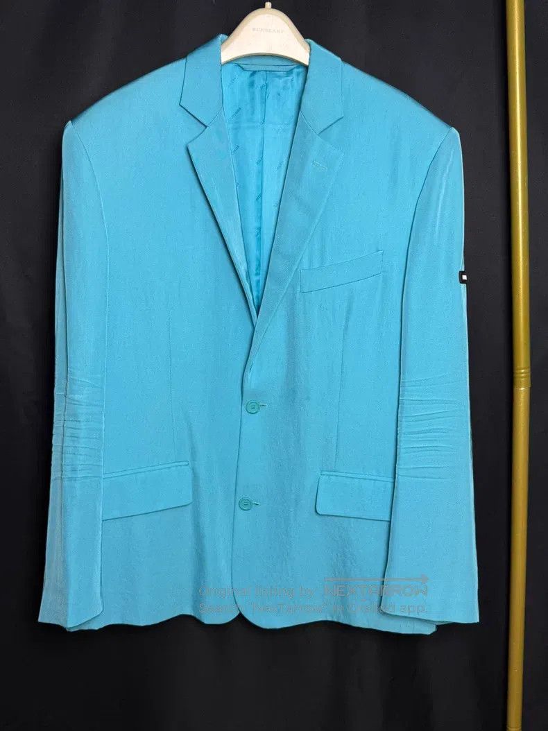 Balenciaga Balenciaga Sleeve Logo Pleated Blazer Jacket Size XS / US 0-2 / IT 36-38 - 1 Thumbnail