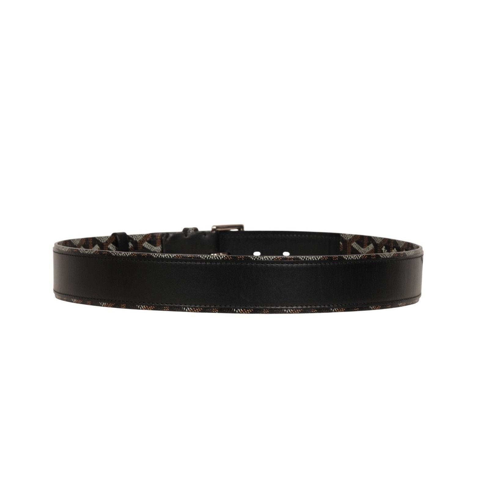 Goyard Florida II Belt 85 Black Brown Goyardine Canvas Size ONE SIZE - 5 Thumbnail