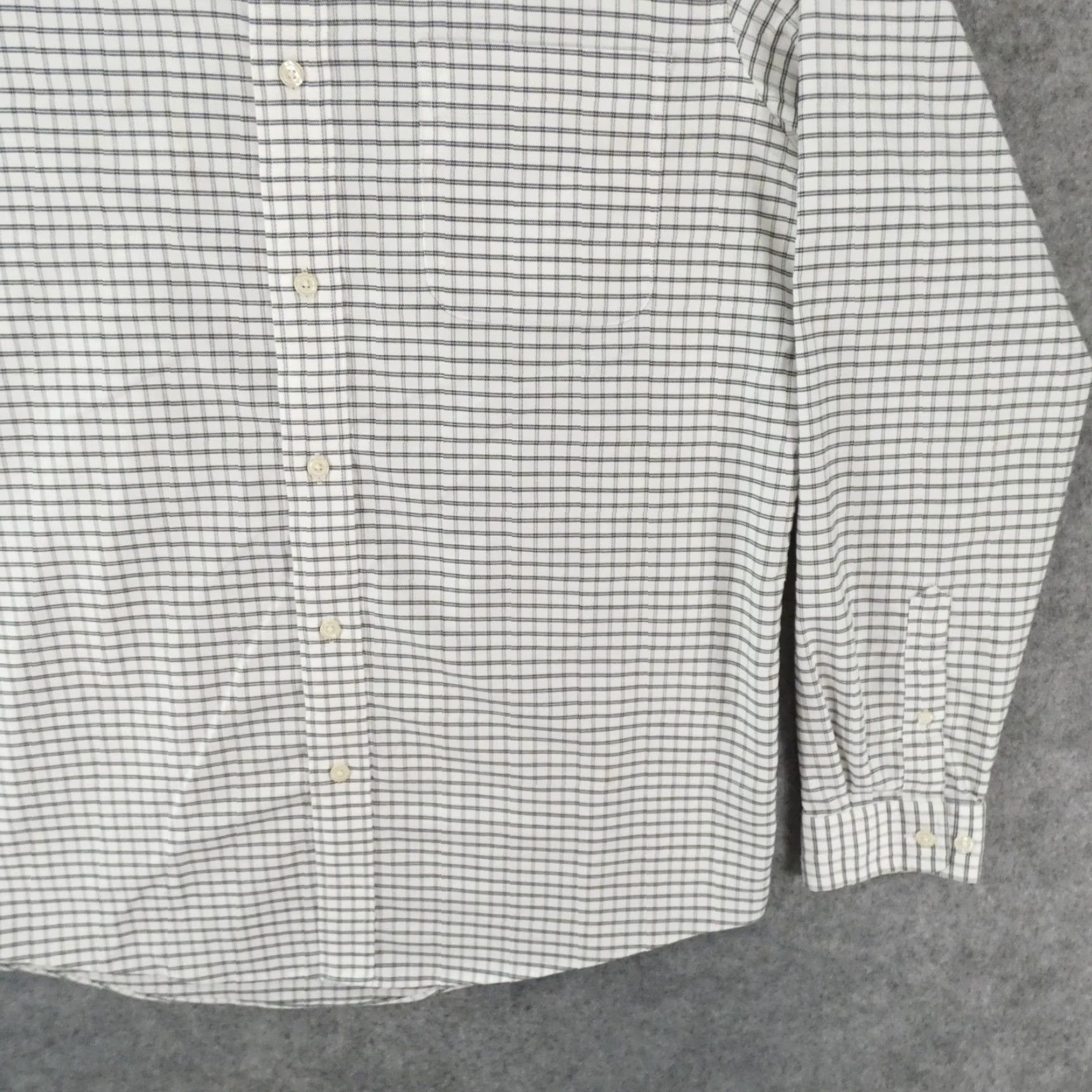 Eddie Bauer Eddie Bauer Shirt Mens Large L Long Sleeve Button Up Green White Check Size US L / EU 52-54 / 3 - 5 Thumbnail