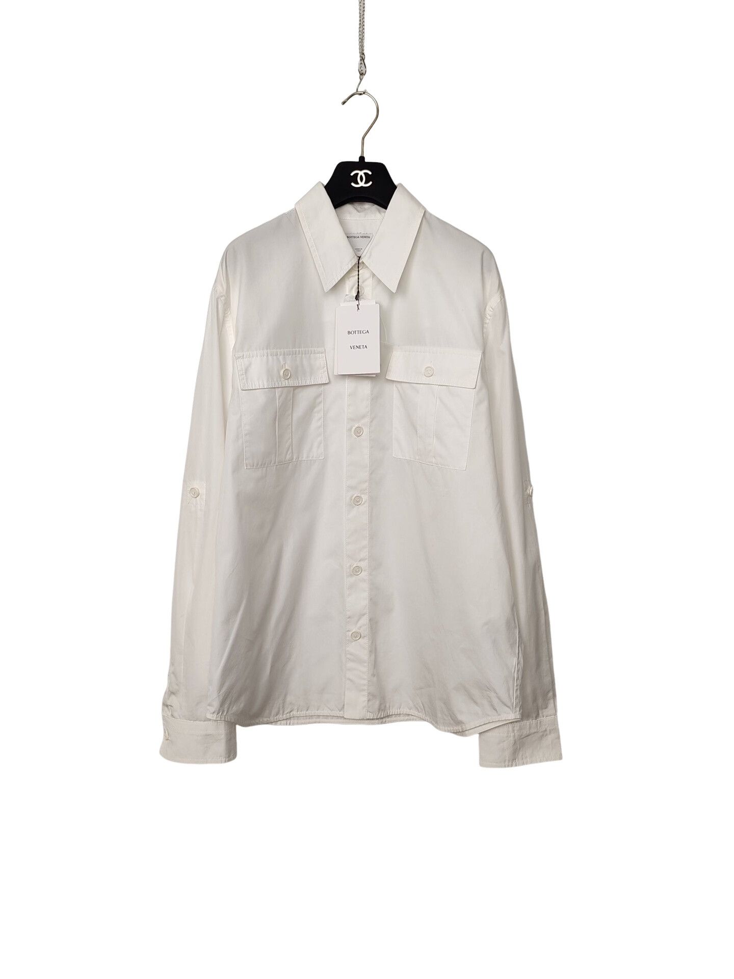 Bottega Veneta Bottega Veneta Cotton Poplin Shirt Size 48 Size US M / EU 48-50 / 2 - 1 Thumbnail