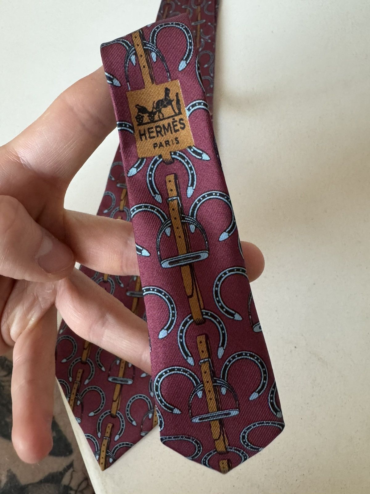 Hermes Vintage Hermes luxury silk tie designer 90s luxury rare Size ONE SIZE - 3 Thumbnail