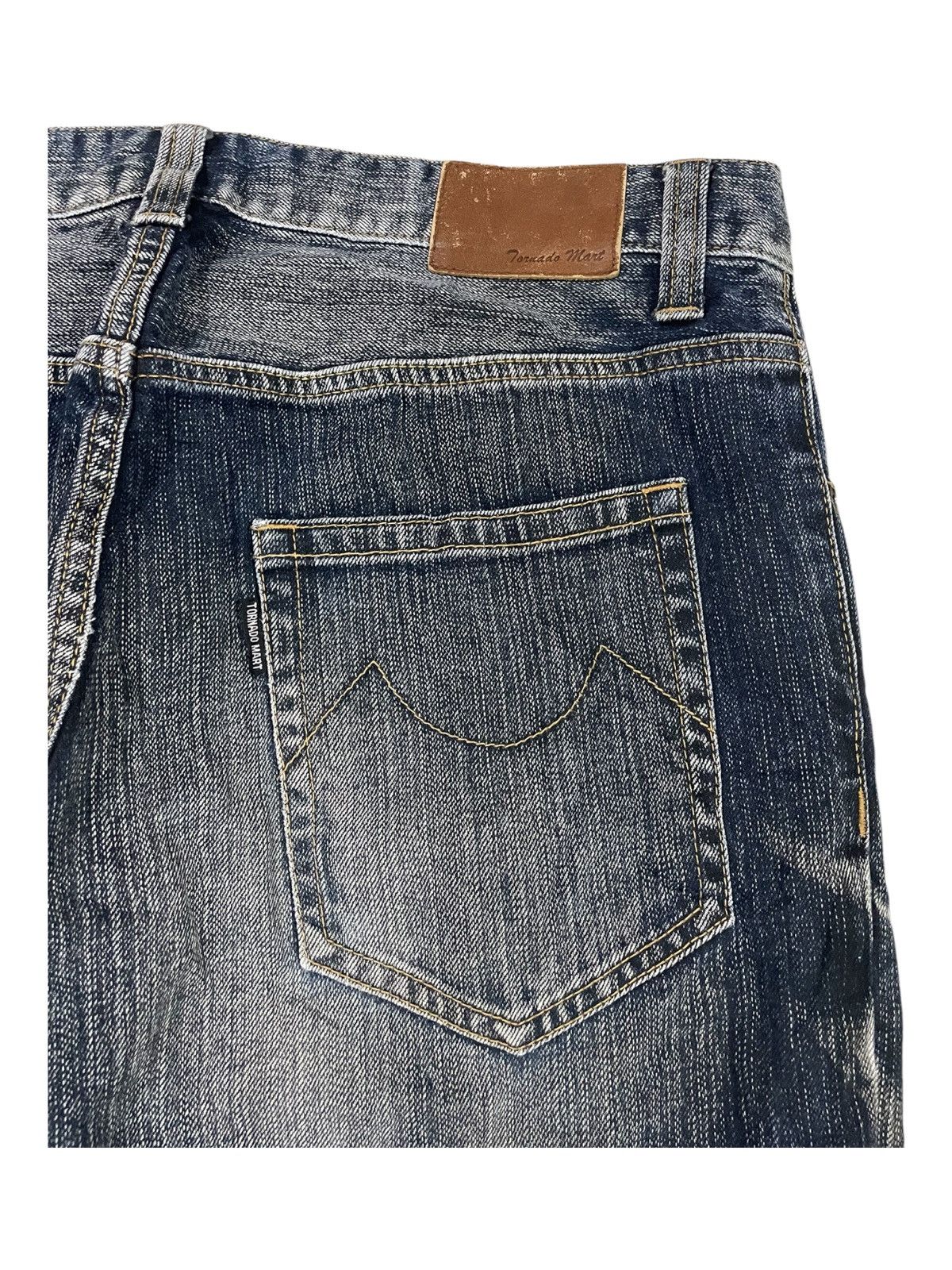 Tornado Mart Y2K Tornado Mart 🇯🇵 Beauty Wash Whiskers Stag Jeans Denim Size US 32 / EU 48 - 7 Thumbnail