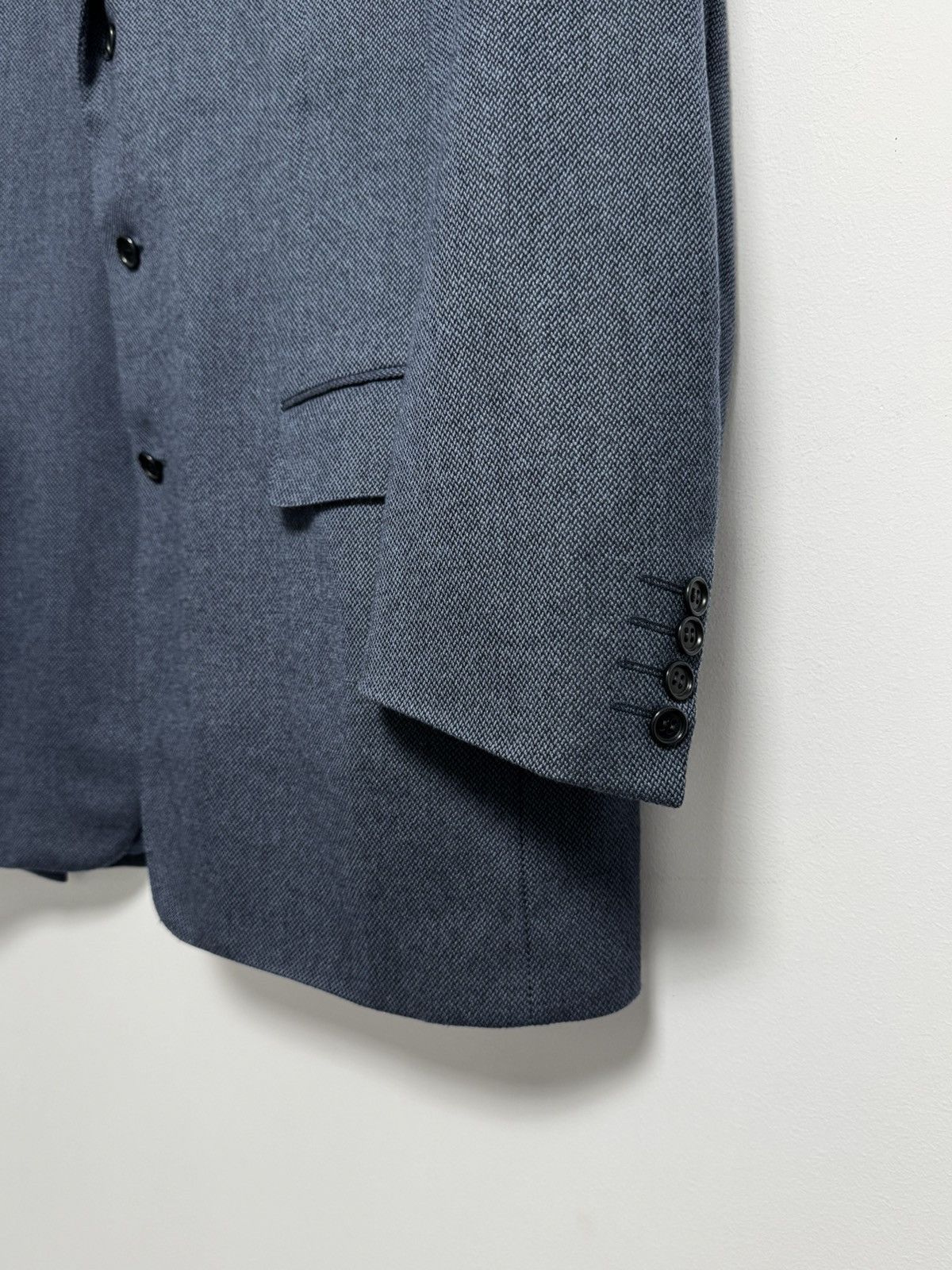 Canali Canali Blazer Men’s Blue Luxury Lana 58-R Size Size 54L - 8 Thumbnail
