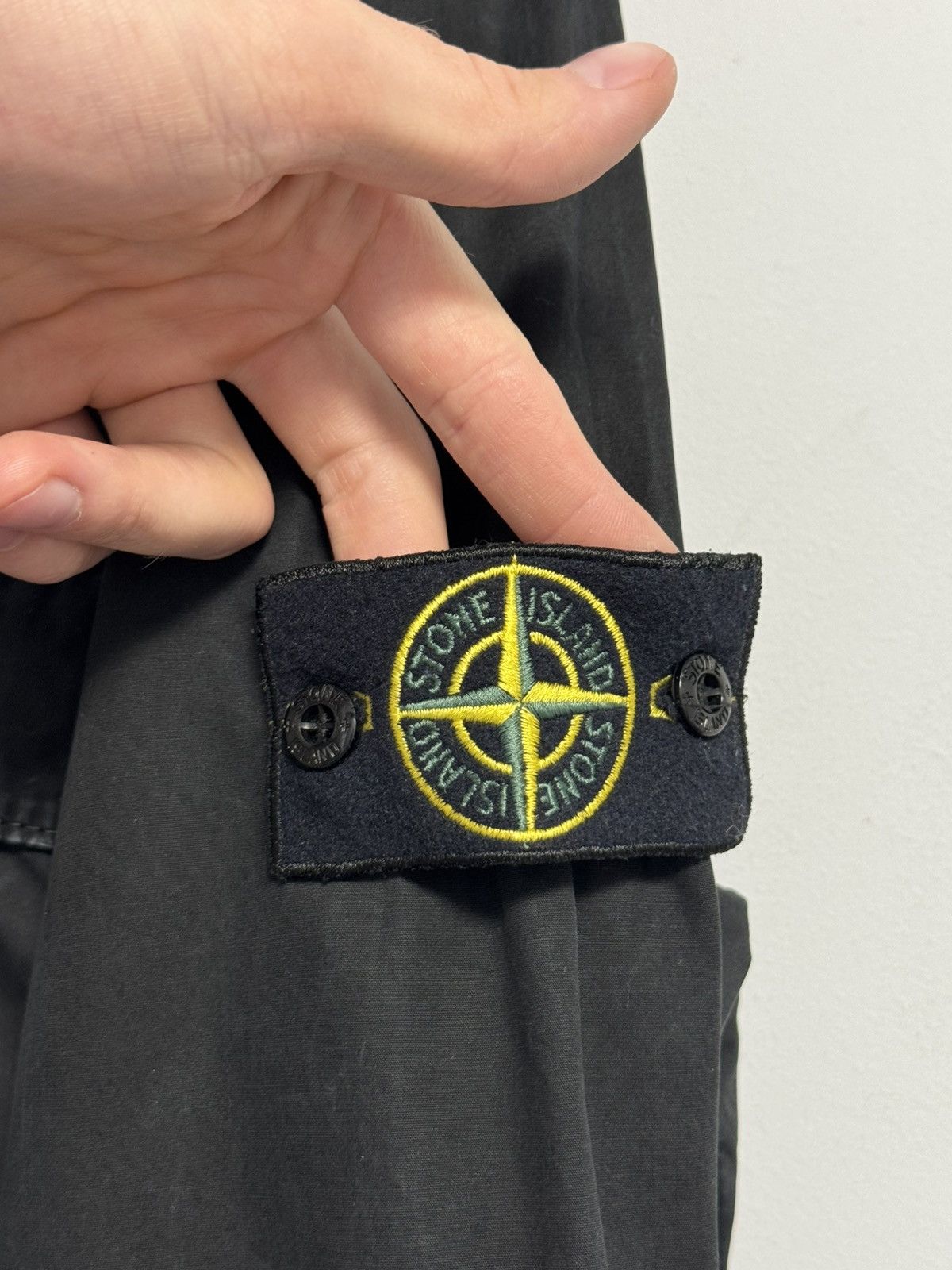 Stone Island Stone Island Vintage Overshirt Jacket Black Full Zip Compass Size US XXL / EU 58 / 5 - 13 Thumbnail