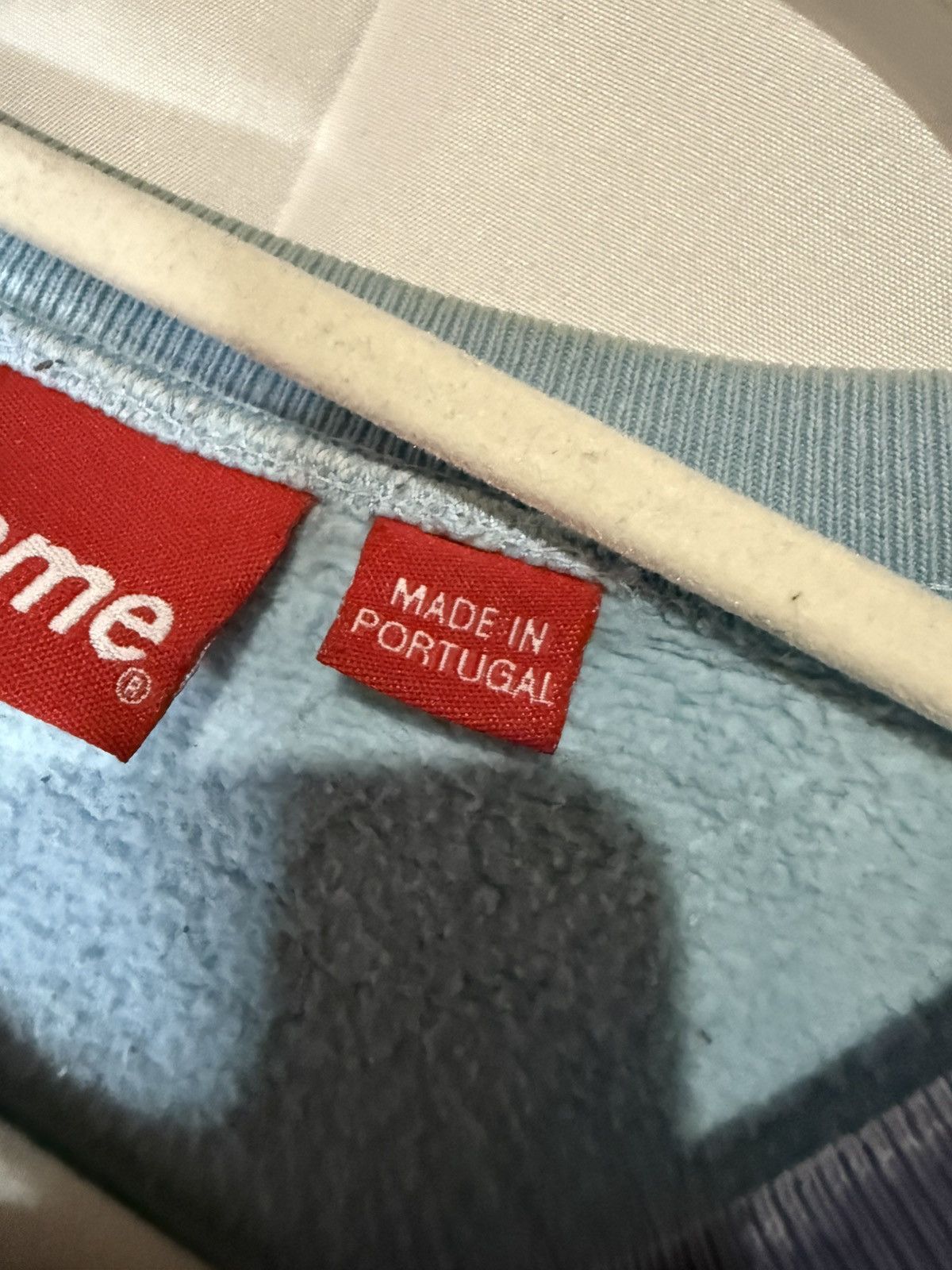 Supreme Supreme Team of the Century Overprint Crewneck Navy/ Blue XL Size US M / EU 48-50 / 2 - 6 Thumbnail