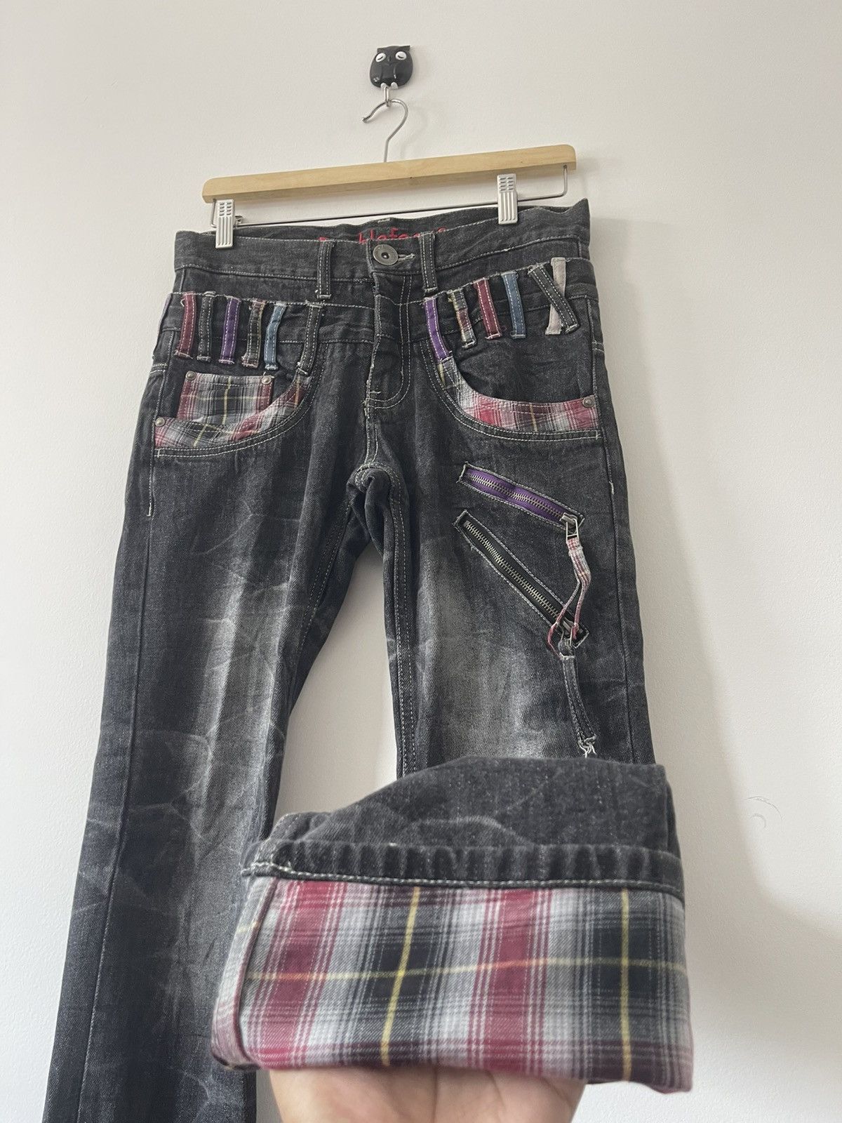 14th Addiction Rare Vintage DOUBLEFOCUS Double Waisted Hysteric Lgb Style Size US 30 / EU 46 - 9 Thumbnail