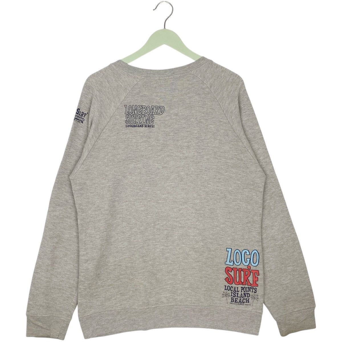 Vintage Vintage CPS Design Surf Sweatshirt Crewneck Grey Size L Size US L / EU 52-54 / 3 - 1 Thumbnail