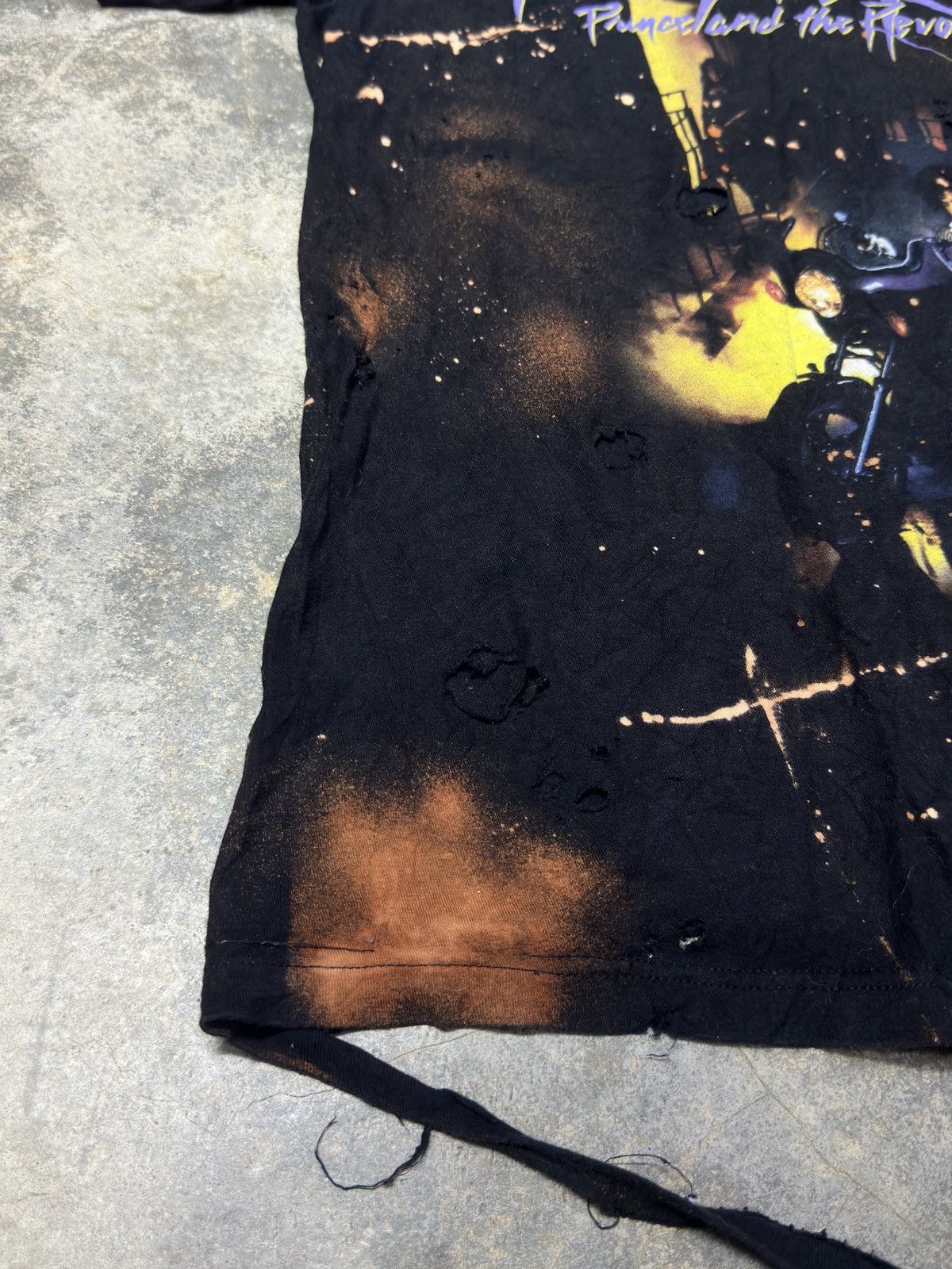 Band Tees × Prince Distressed Vintage Style Prince Purple Rain Very Rare Size US M / EU 48-50 / 2 - 11 Thumbnail