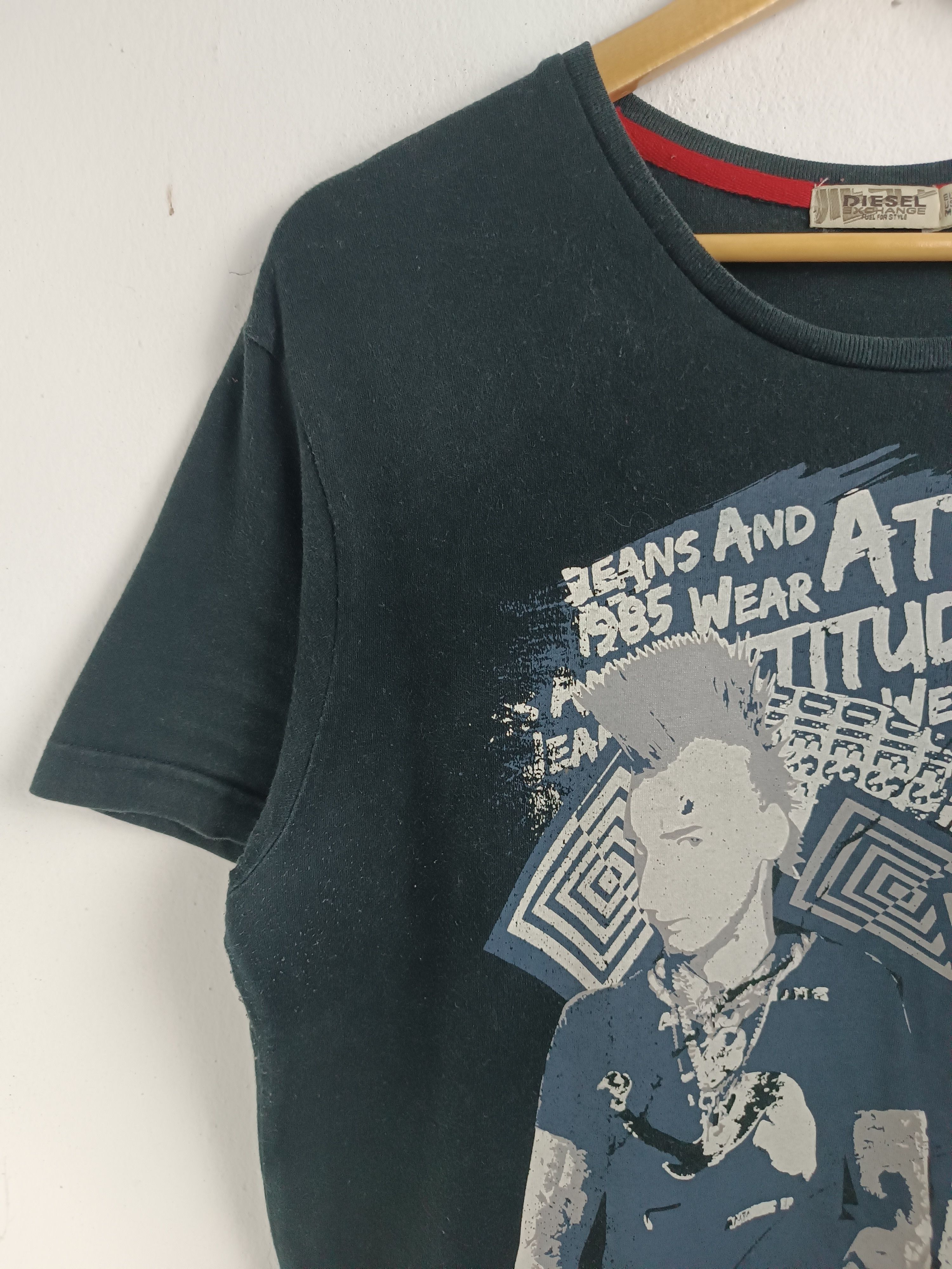 Diesel VINTAGE Y2K DIESEL JEANS PUNK STYLE TEE ECKO JNCO KANI Size US M / EU 48-50 / 2 - 5 Thumbnail