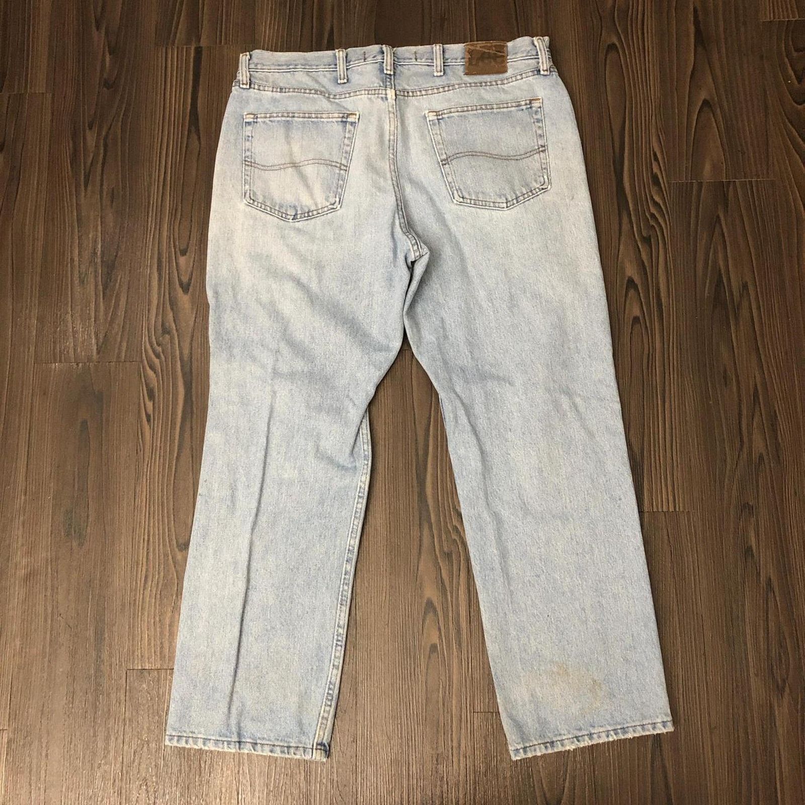 Lee Men’s Distressed Vintage Lee Denim Jeans Size US 38 / EU 54 - 3 Thumbnail