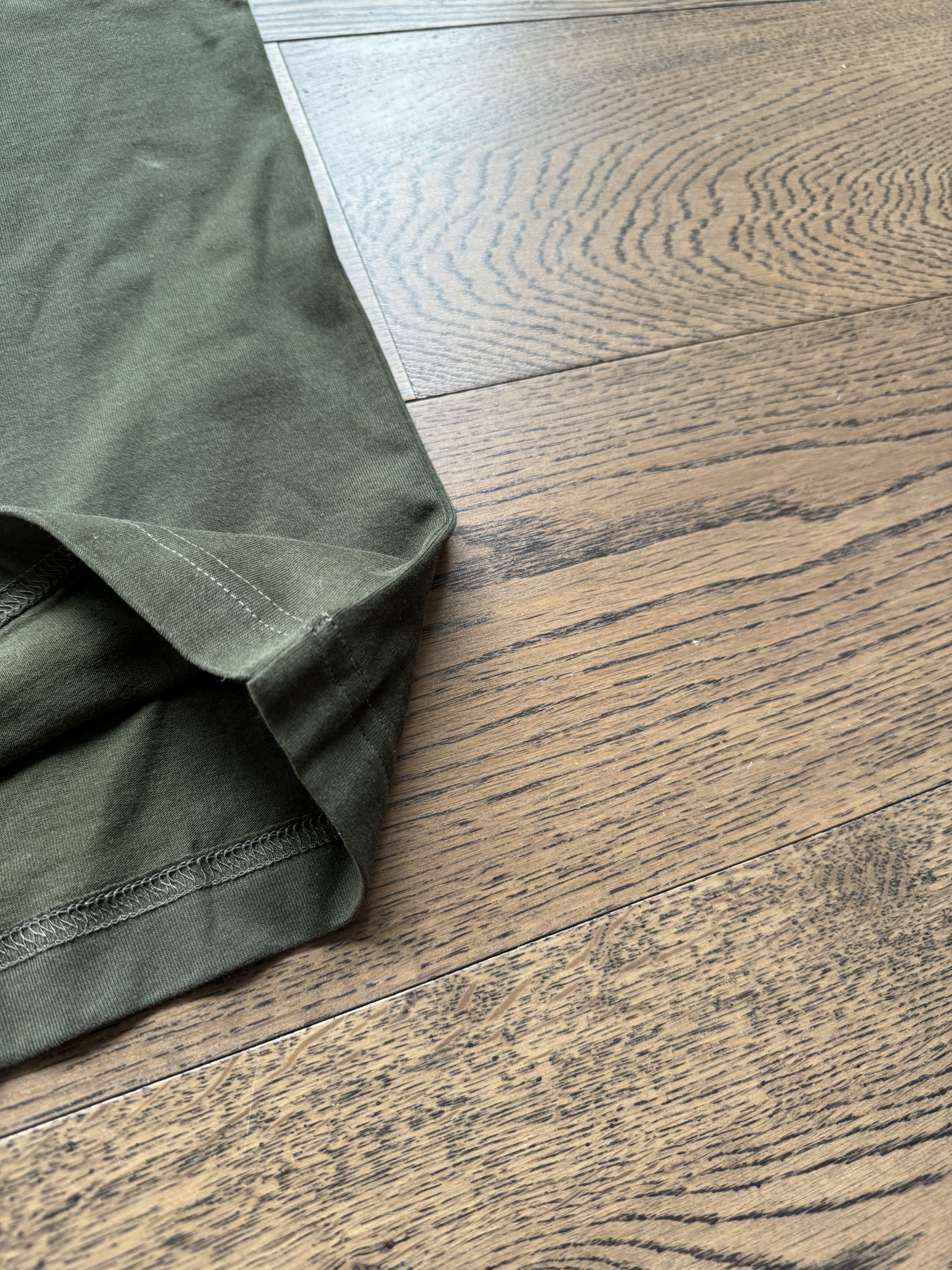 Muji MUJI Japan Mens Brushed Jersey Africa Cotton Army T Shirt Size US S / EU 44-46 / 1 - 8 Thumbnail