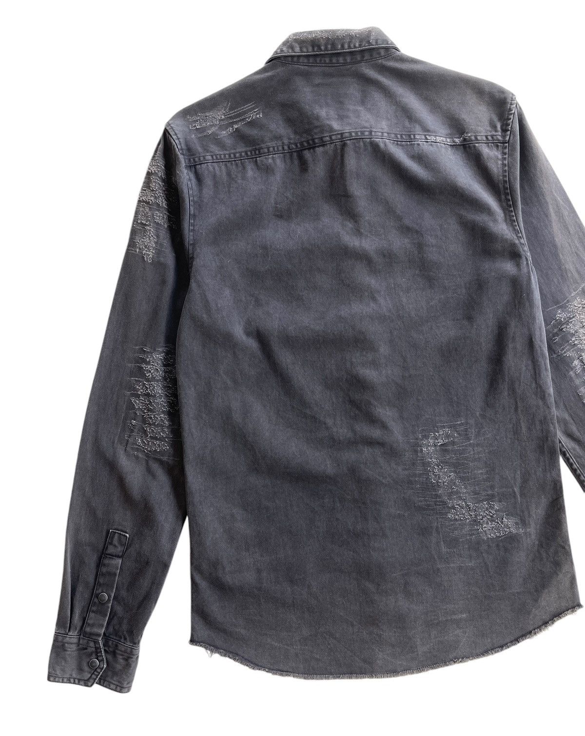 Zara Herren Zara Distressed Faded Shirt Size US S / EU 44-46 / 1 - 11 Thumbnail