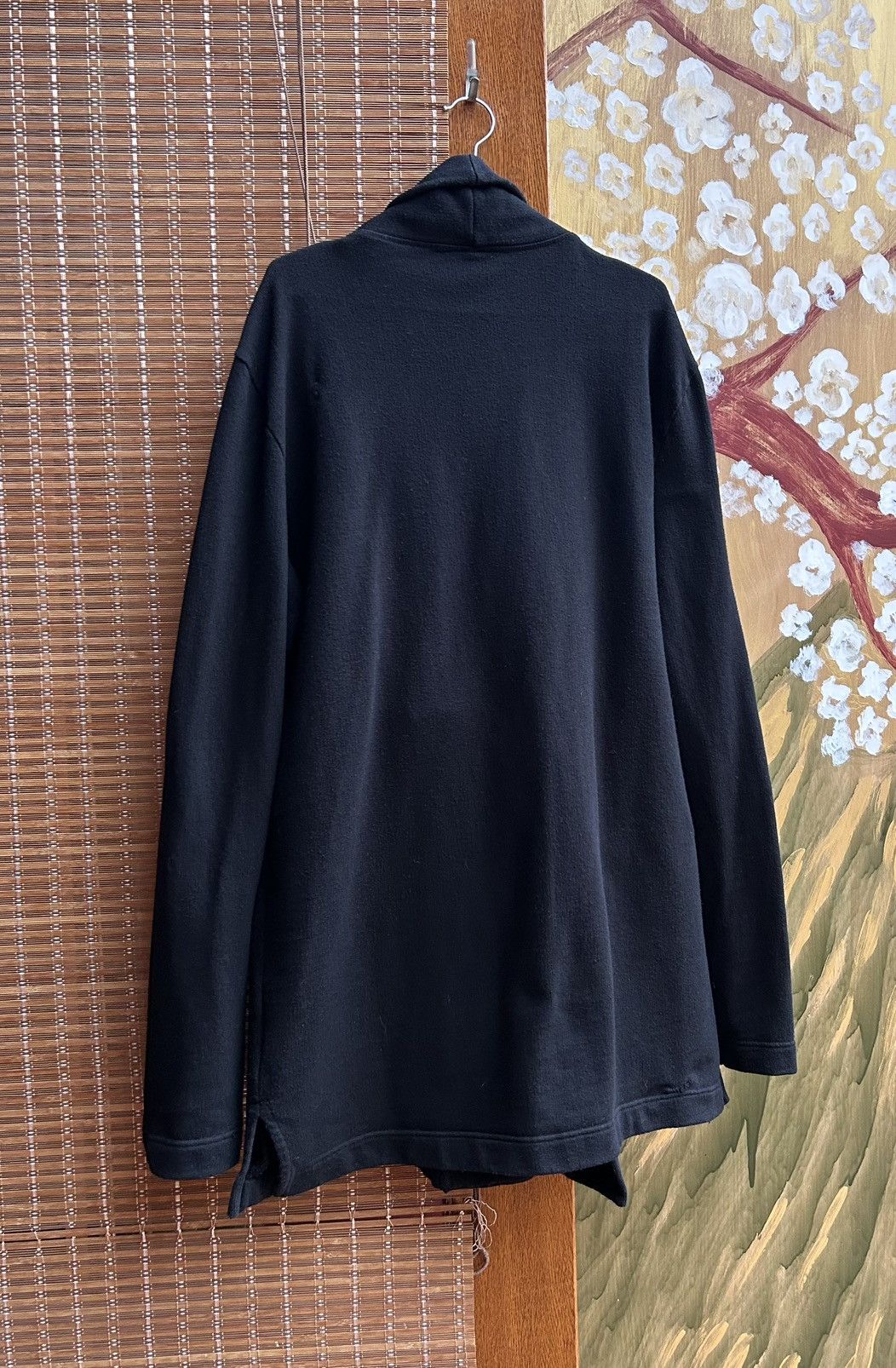 Damir Doma × Silent By Damir Doma Damir Doma Silent Black Heavy Jersey Kimono Coat Much Worn Size US L / EU 52-54 / 3 - 2 Thumbnail