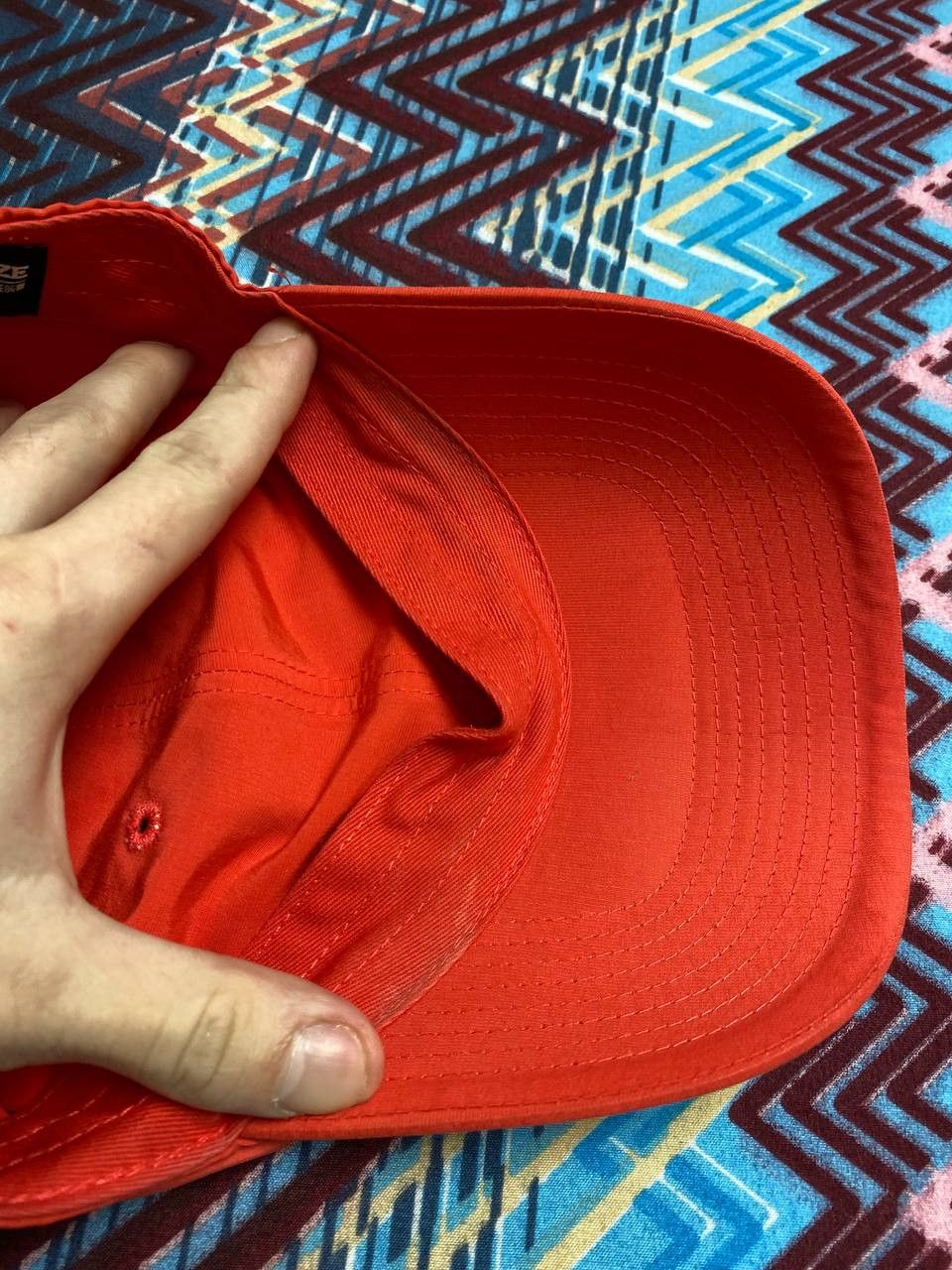 Nike Hats Vintage Nike logo Cap orange Y2K streetwear Size ONE SIZE - 9 Thumbnail