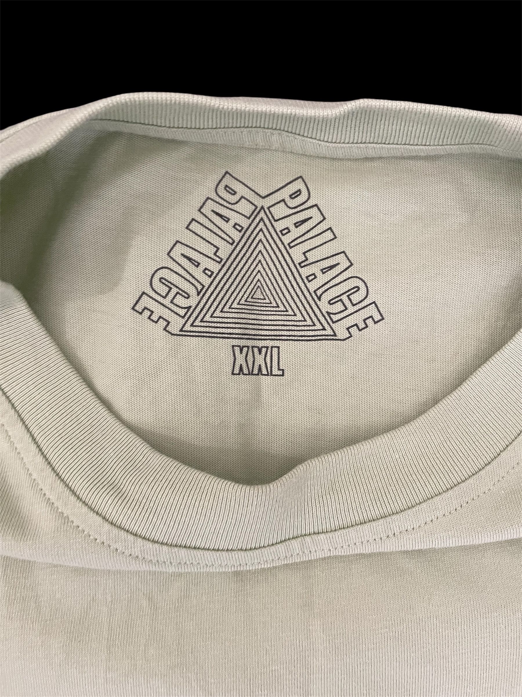 Palace T-shirt Palace P-3 Outline Natural Green Size US XXL / EU 58 / 5 - 6 Thumbnail