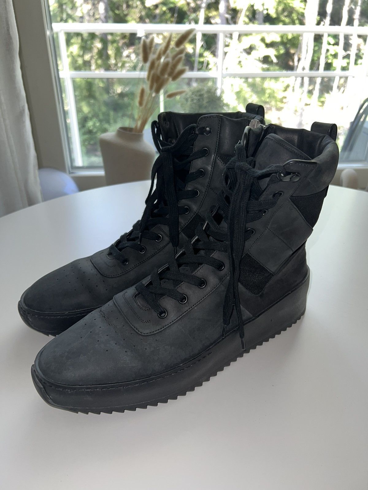 Fear of God Fear of God Military Sneakers Black Nubuk EU 45 Size US 12 / EU 45 - 7 Thumbnail