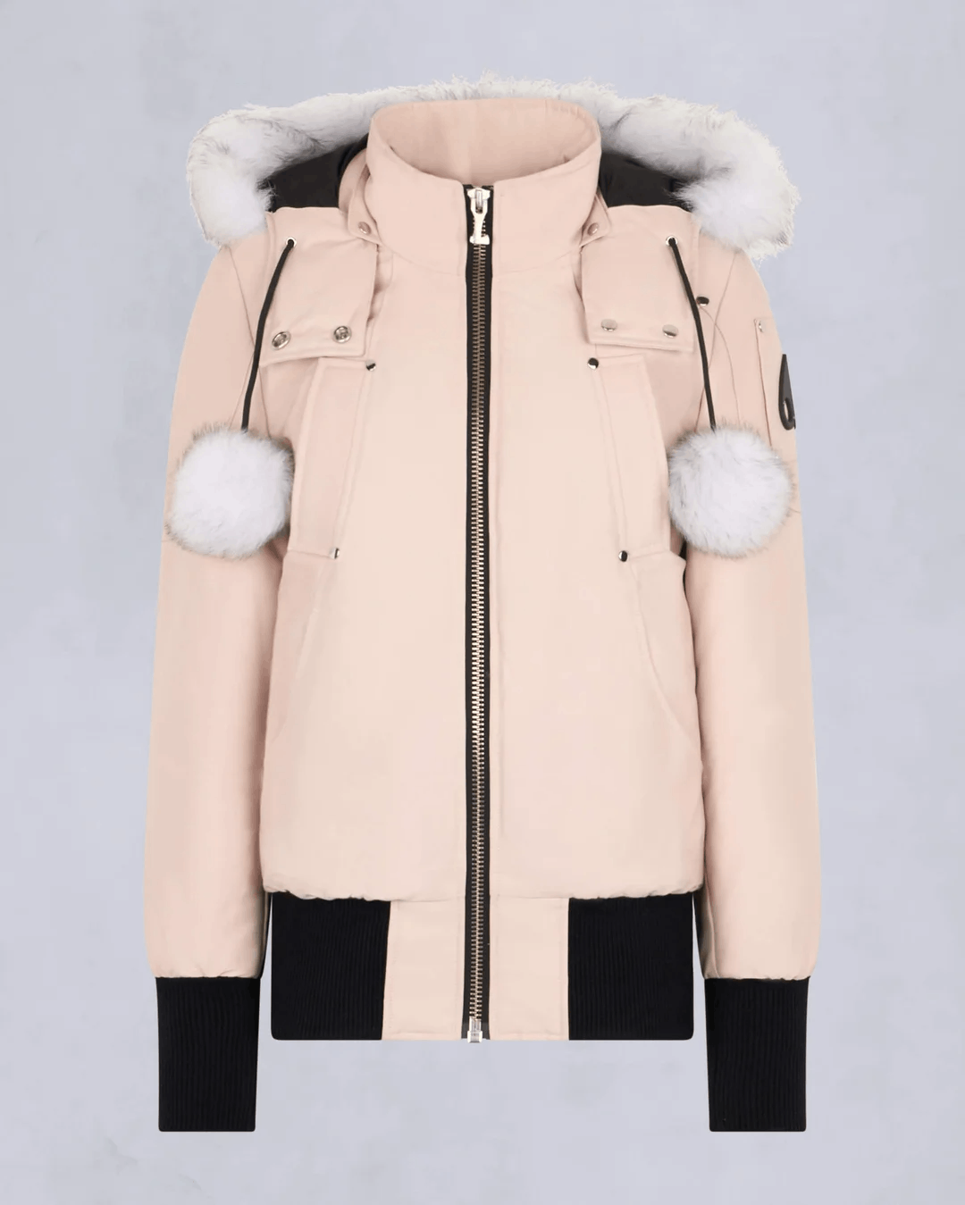 Moose Knuckles ORIGINAL DEBBIE SHEARLING BOMBER JACKET Size M / US 6-8 / IT 42-44 - 6 Thumbnail