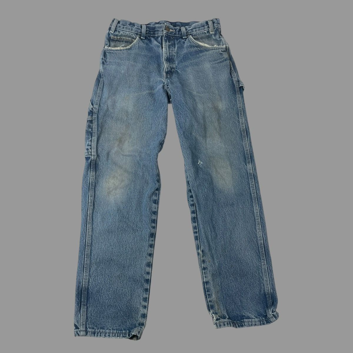 Vintage Vintage 90s faded carpenter denim jeans Size US 31 - 1 Thumbnail