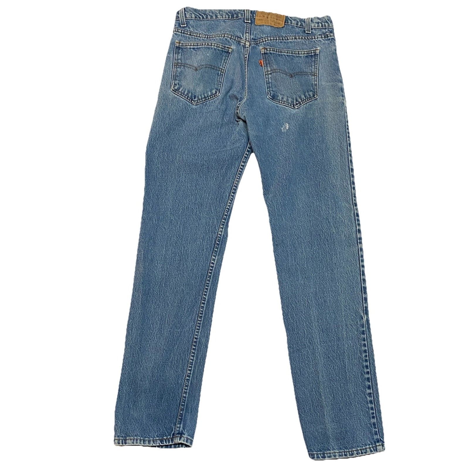 Levi's Vtg Levis Jeans Mens W36xL34 Orange Tab USA 80s Blue Denim Size US 36 / EU 52 - 9 Thumbnail