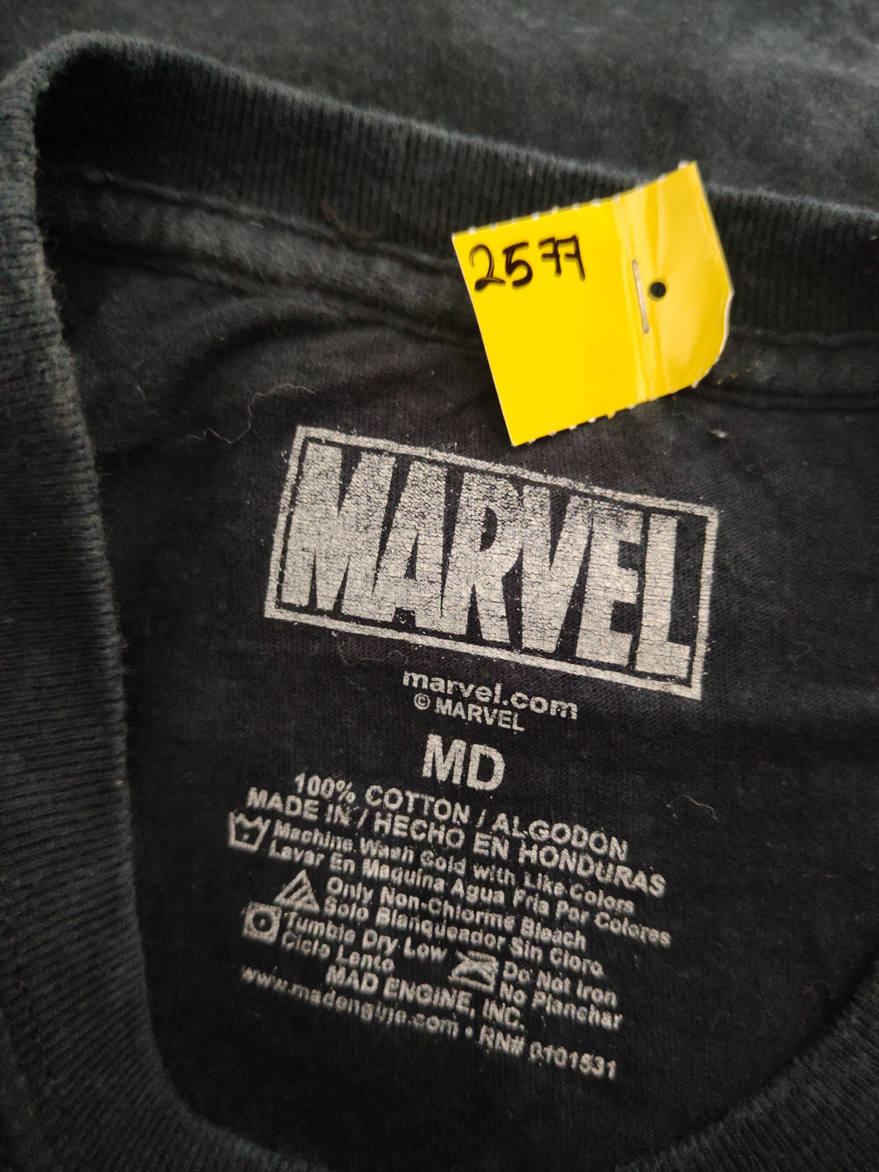 Marvel Comics DL Deadpool Marvel Navy Short Sleeve T-shirt #2577 Size US M / EU 48-50 / 2 - 10 Thumbnail