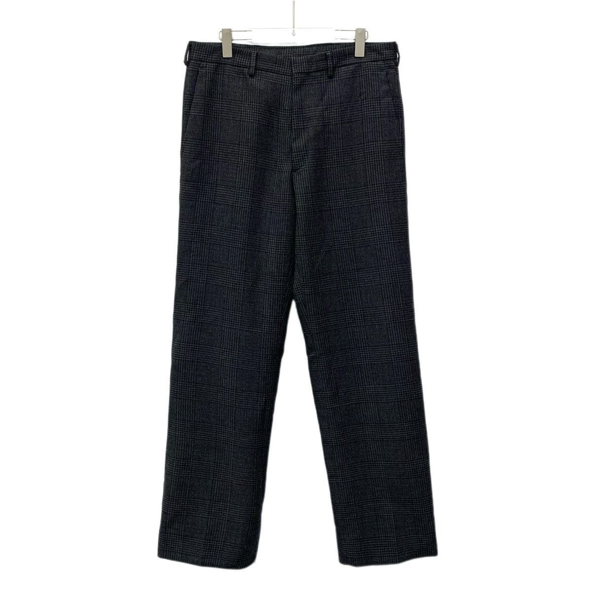 Prada Prada 24FW Dark Grey Wool Plaid Casual Trousers K26WX Size US 36 / EU 52 - 1 Thumbnail