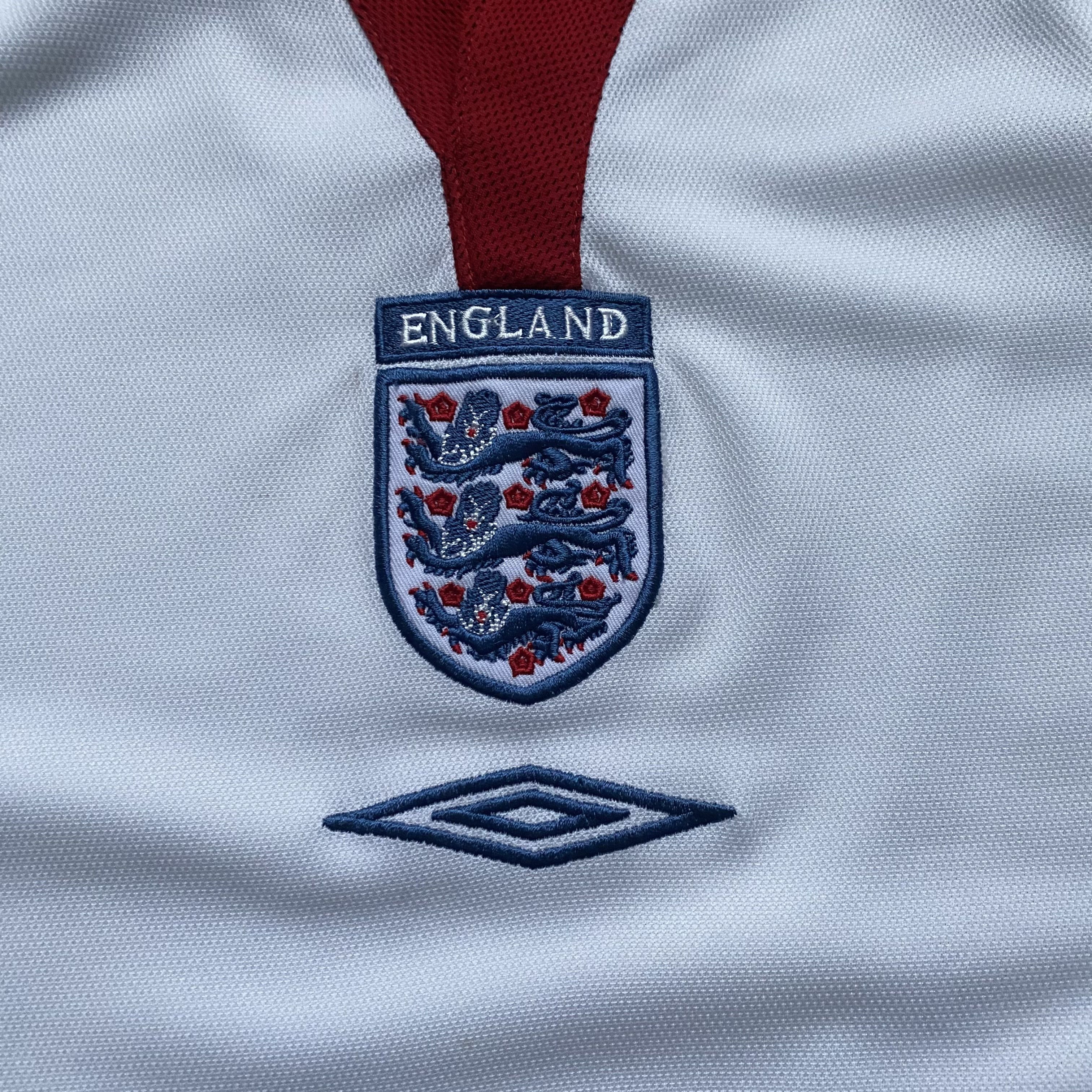 Umbro ⚽️ Vintage 90s Umbro England Soccer jersey Center logo Size US L / EU 52-54 / 3 - 5 Thumbnail