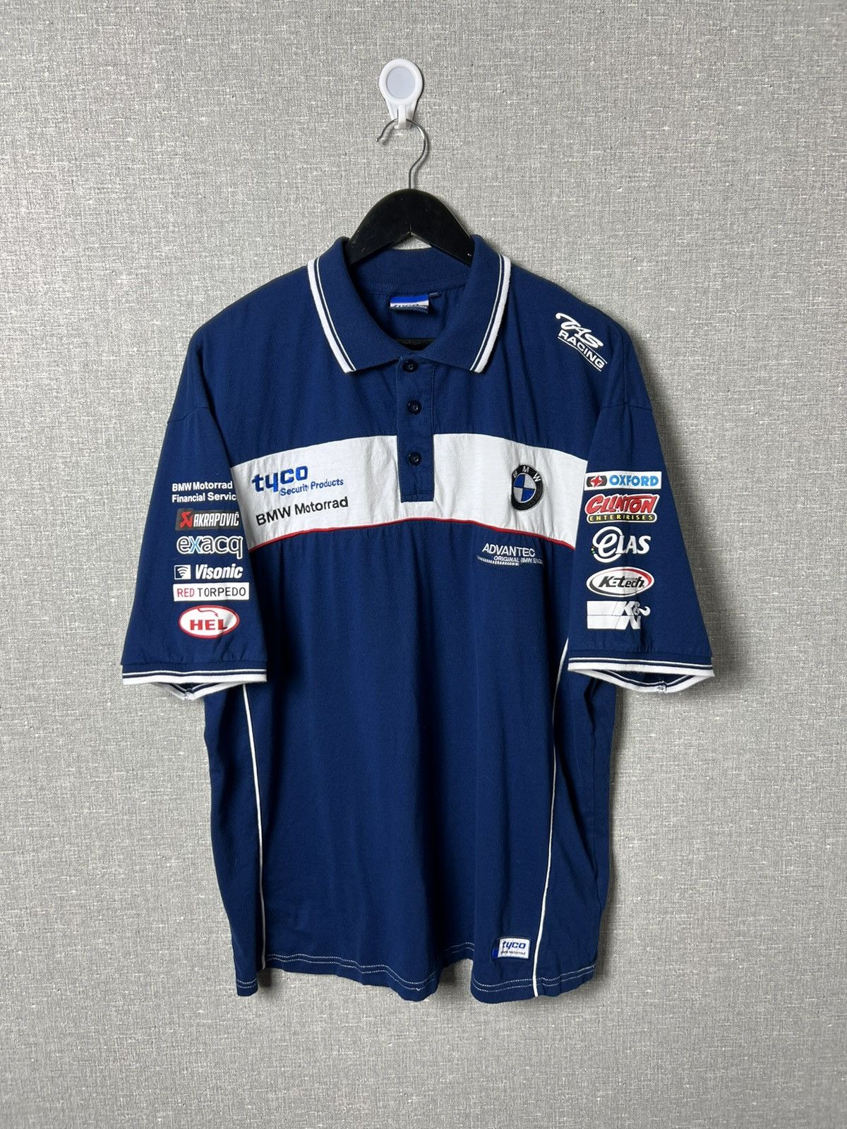 BMW Rare Vintage Racing BMW Tyco T-Shirt Polo Formula Uno Size US XXL / EU 58 / 5 - 1 Thumbnail
