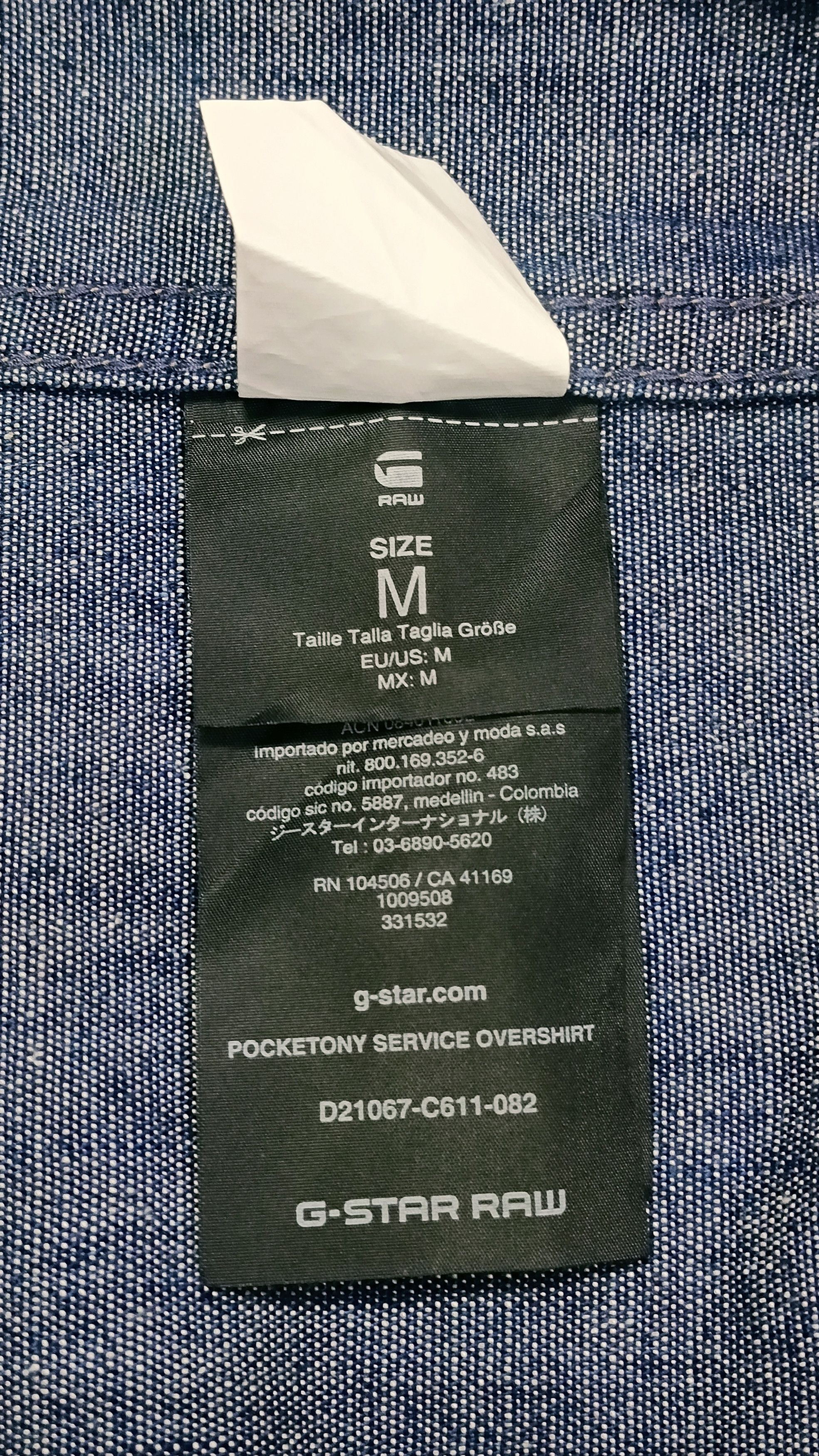 G-Star G Star Raw Pocketony Service Overshirt Size US M / EU 48-50 / 2 - 15 Thumbnail