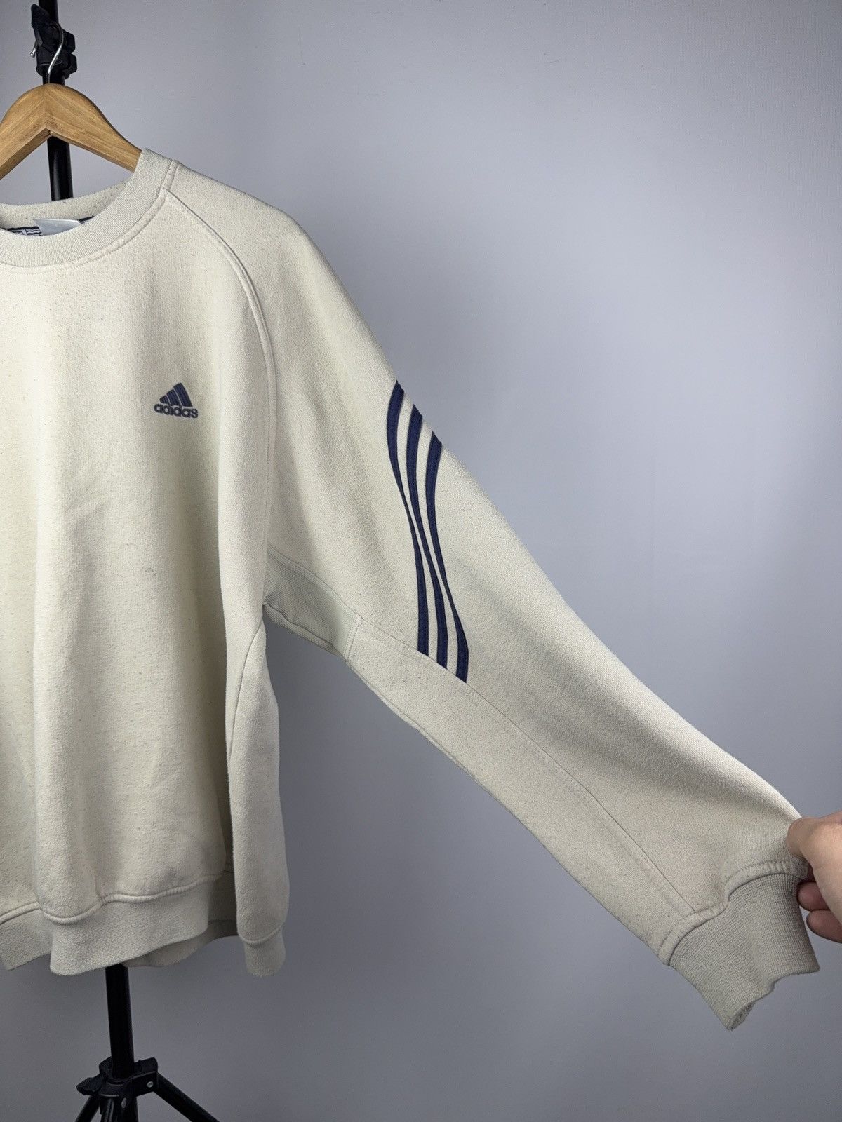 Adidas Vintage 90s Retro y2k Oversize Adidas Sweatshirt Size US L / EU 52-54 / 3 - 9 Thumbnail
