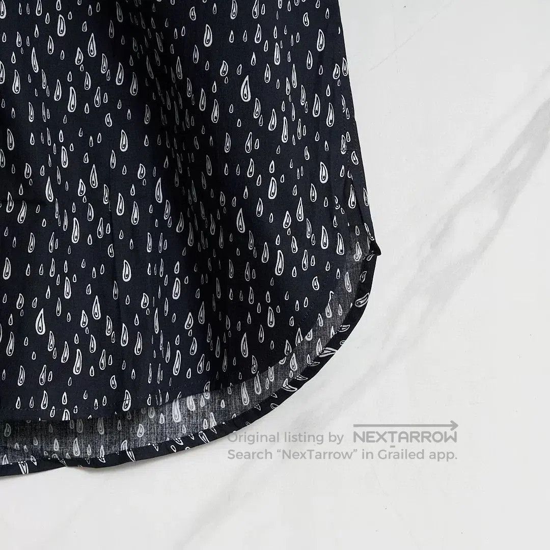 Saint Laurent Paris Saint Laurent Blue Teardrop Short-Sleeve Shirt. Size US XXS / EU 40 - 3 Thumbnail