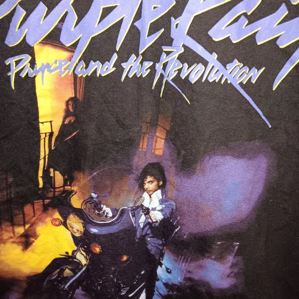 Fruit Of The Loom Purple Rain, rock band T-shirt, men's medium, nwot Size US M / EU 48-50 / 2 - 4 Thumbnail
