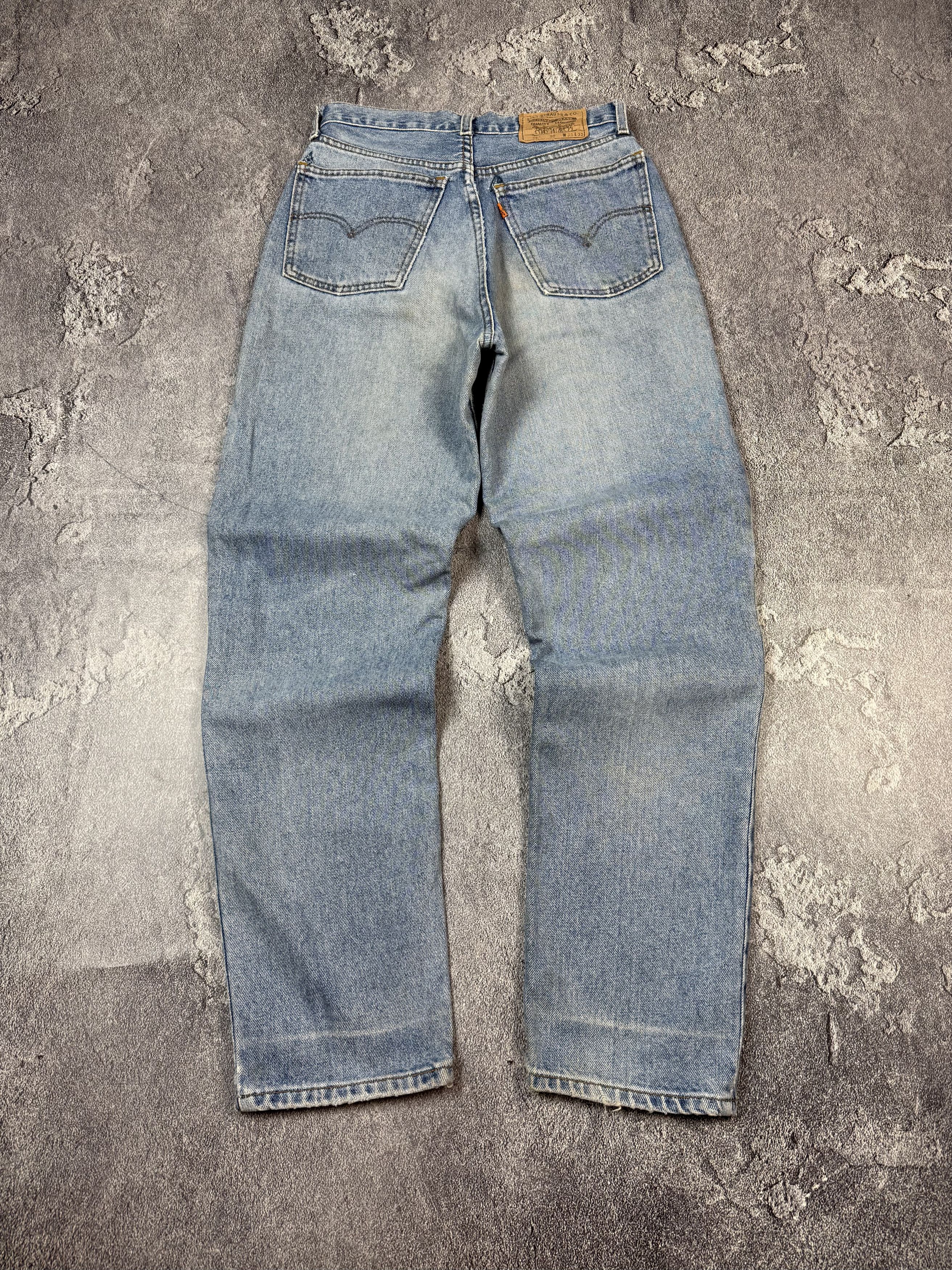 Levi's Vintage 90s Levi's 861 Stone Washed Orange Tab Jeans Y2K Size US 30 / EU 46 - 1 Thumbnail