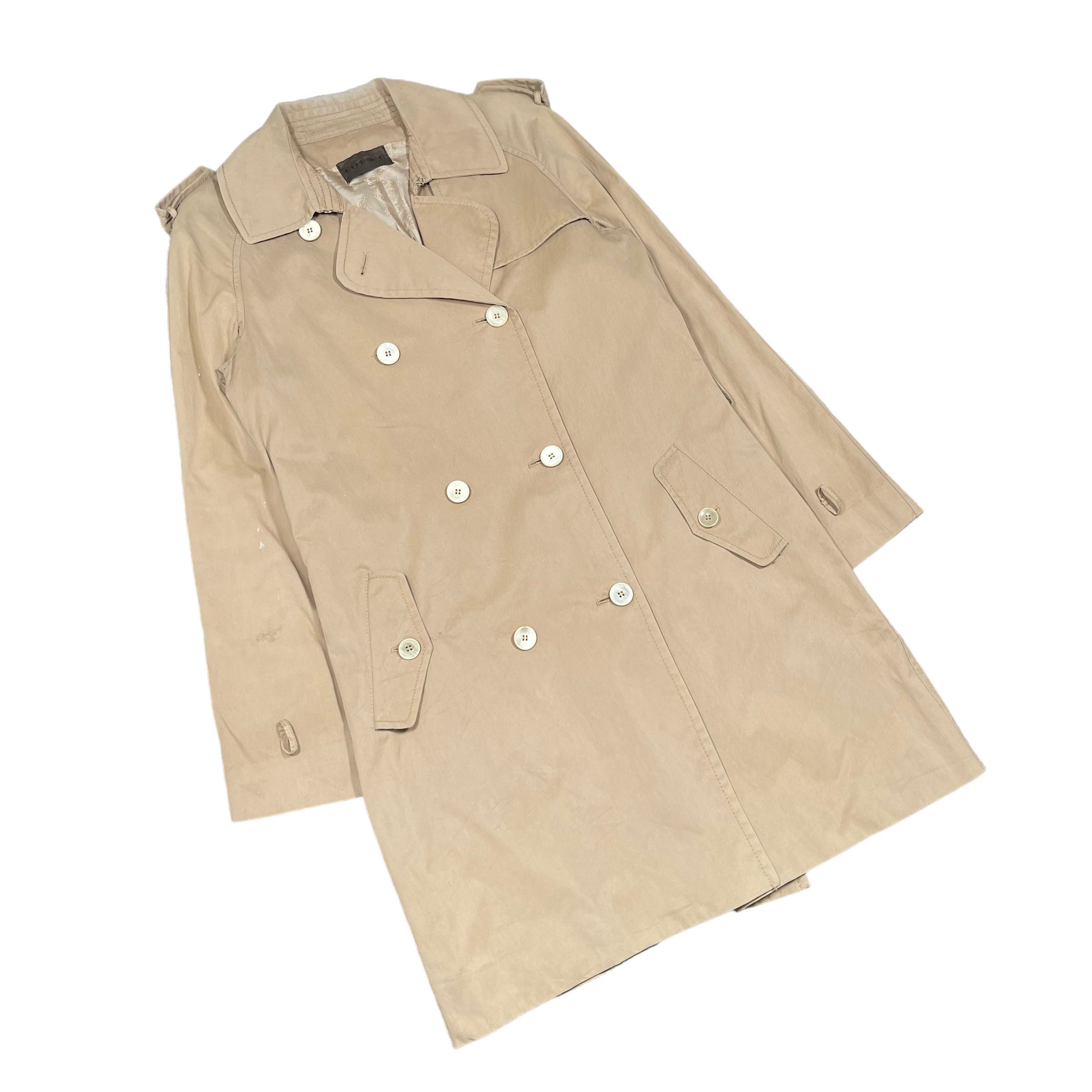 Loewe Trench Double Breasted Trench Coat Vintage 1980s