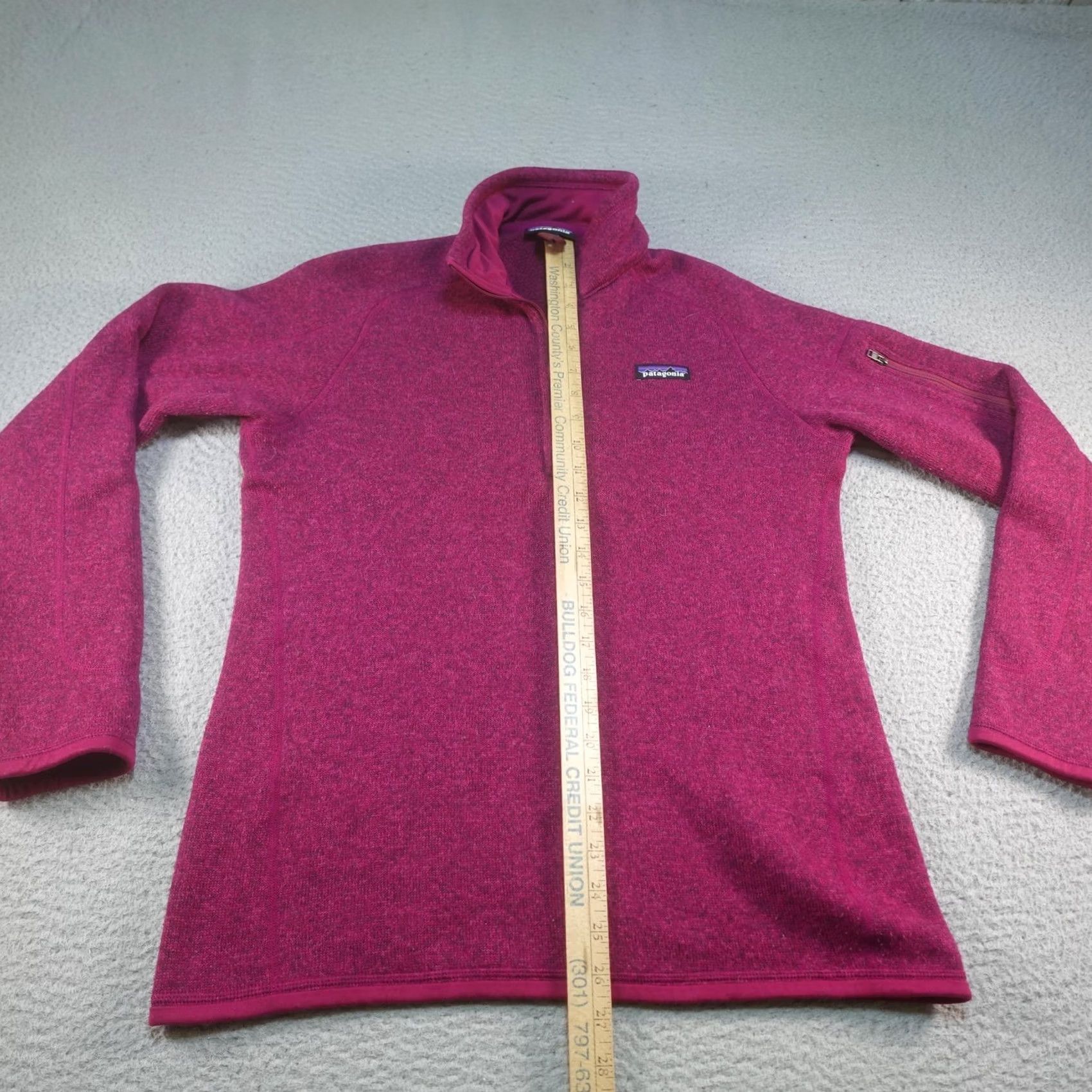 Patagonia Patagonia Sweater Womens Large Pink 1/4 Zip Fleece Pullover Thermal Knit Outdoor Size L / US 10 / IT 46 - 7 Thumbnail