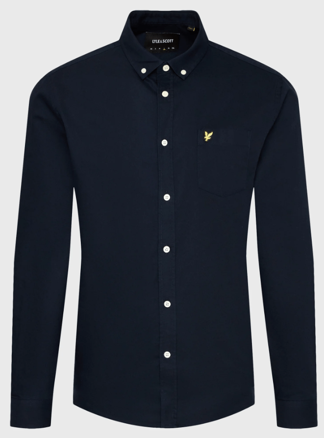 Lyle & Scott LYLE & SCOTT REGULAR FIT LIGHT WEIGHT OXFORD SHIRT -S Size US S / EU 44-46 / 1 - 5 Thumbnail